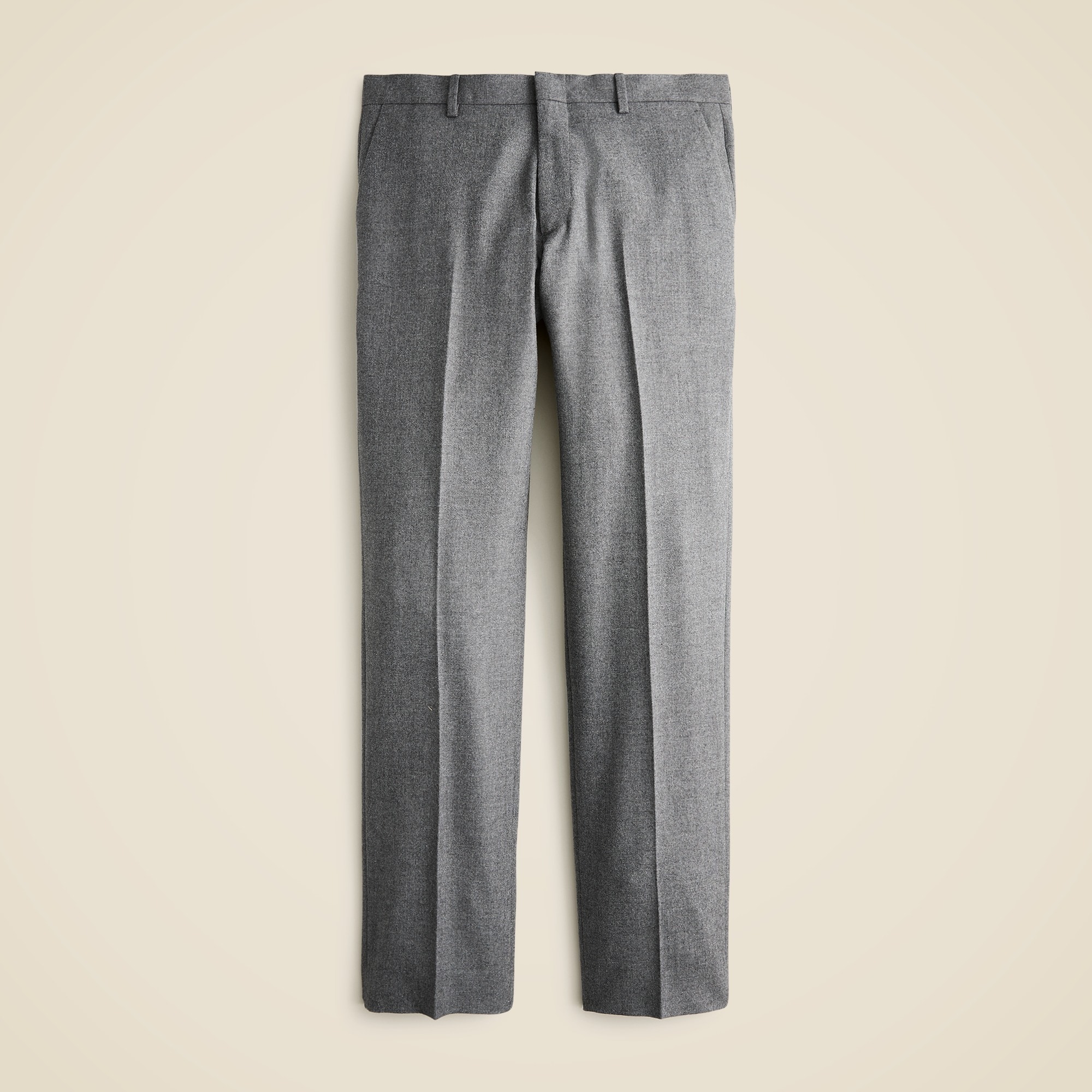 Ludlow Slim-fit suit pant in English cotton-wool blend