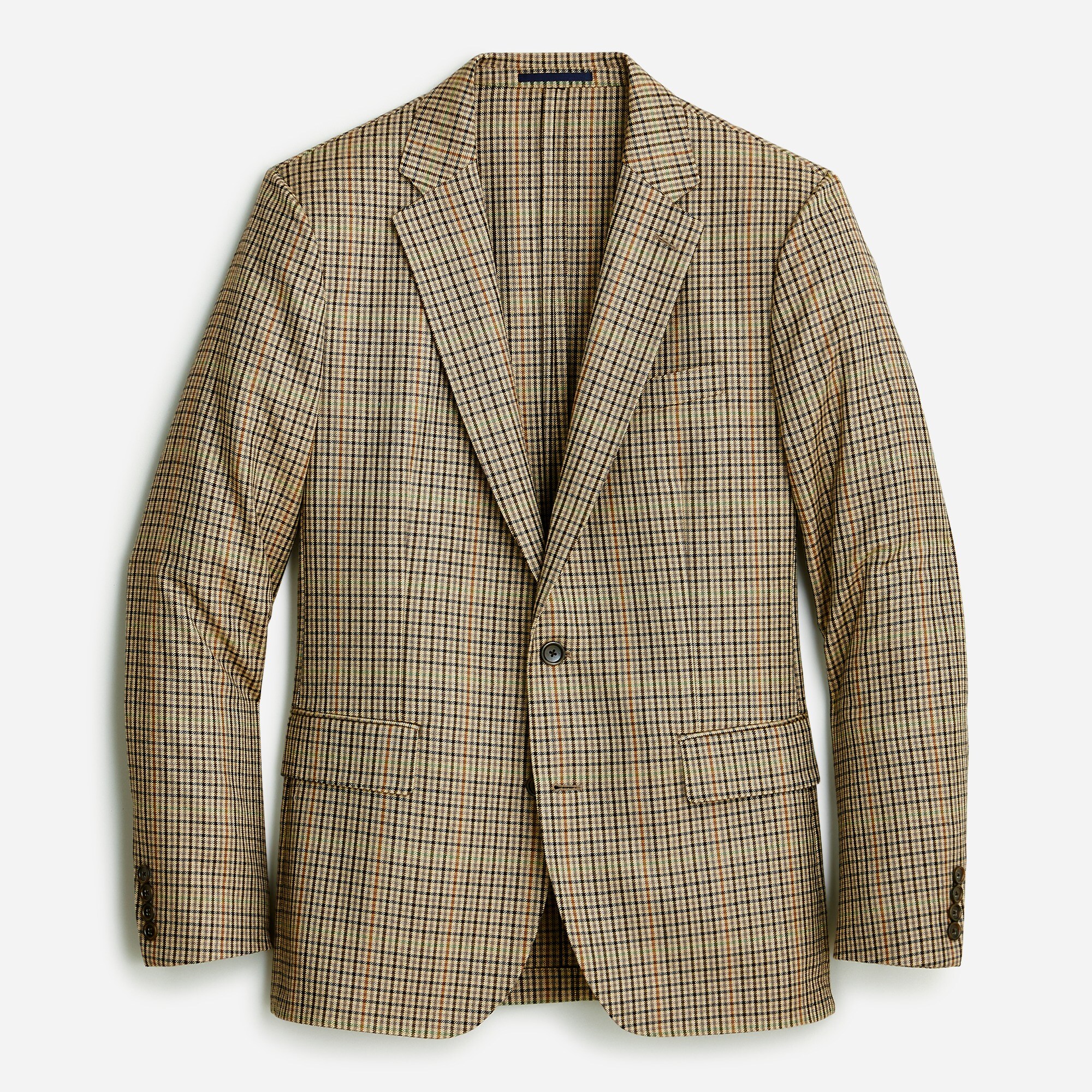 Ludlow Slim-fit suit jacket in English cotton-wool