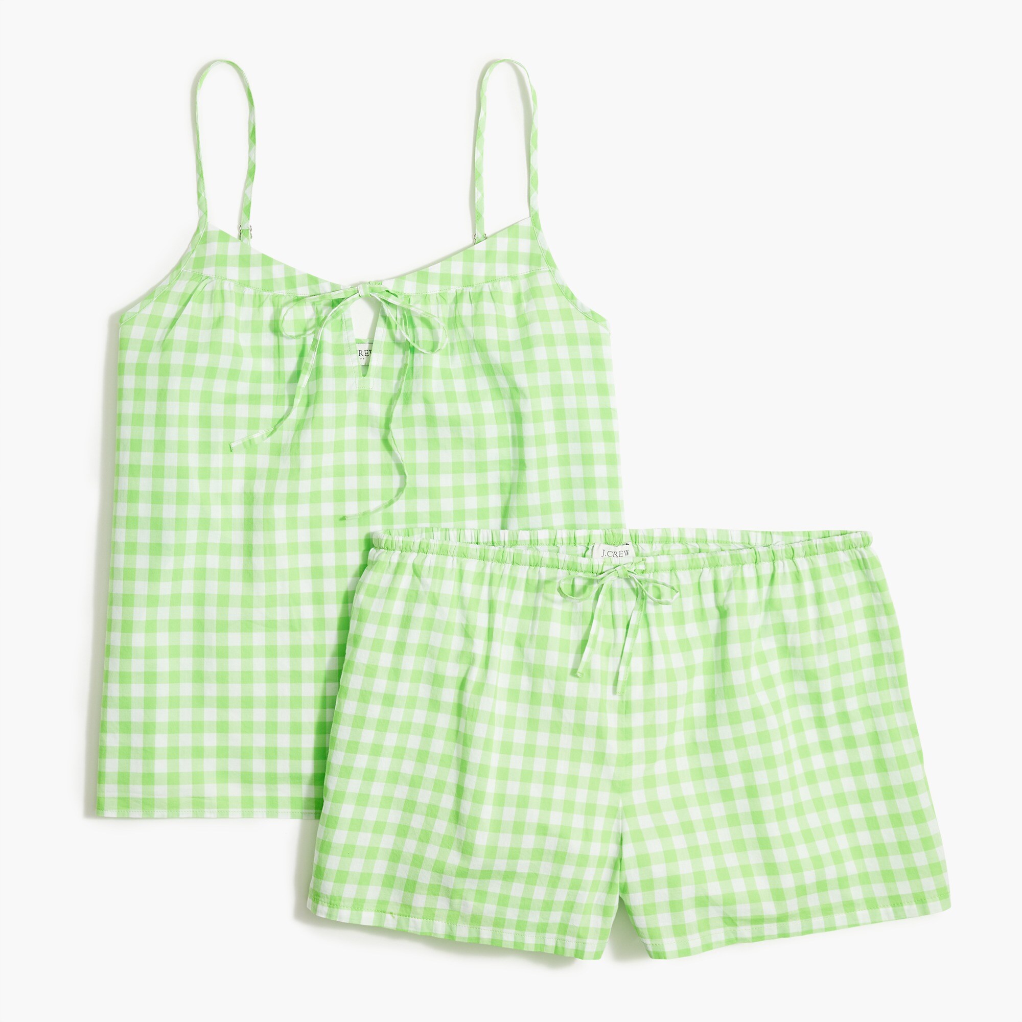Lightweight cotton camisole pajama set