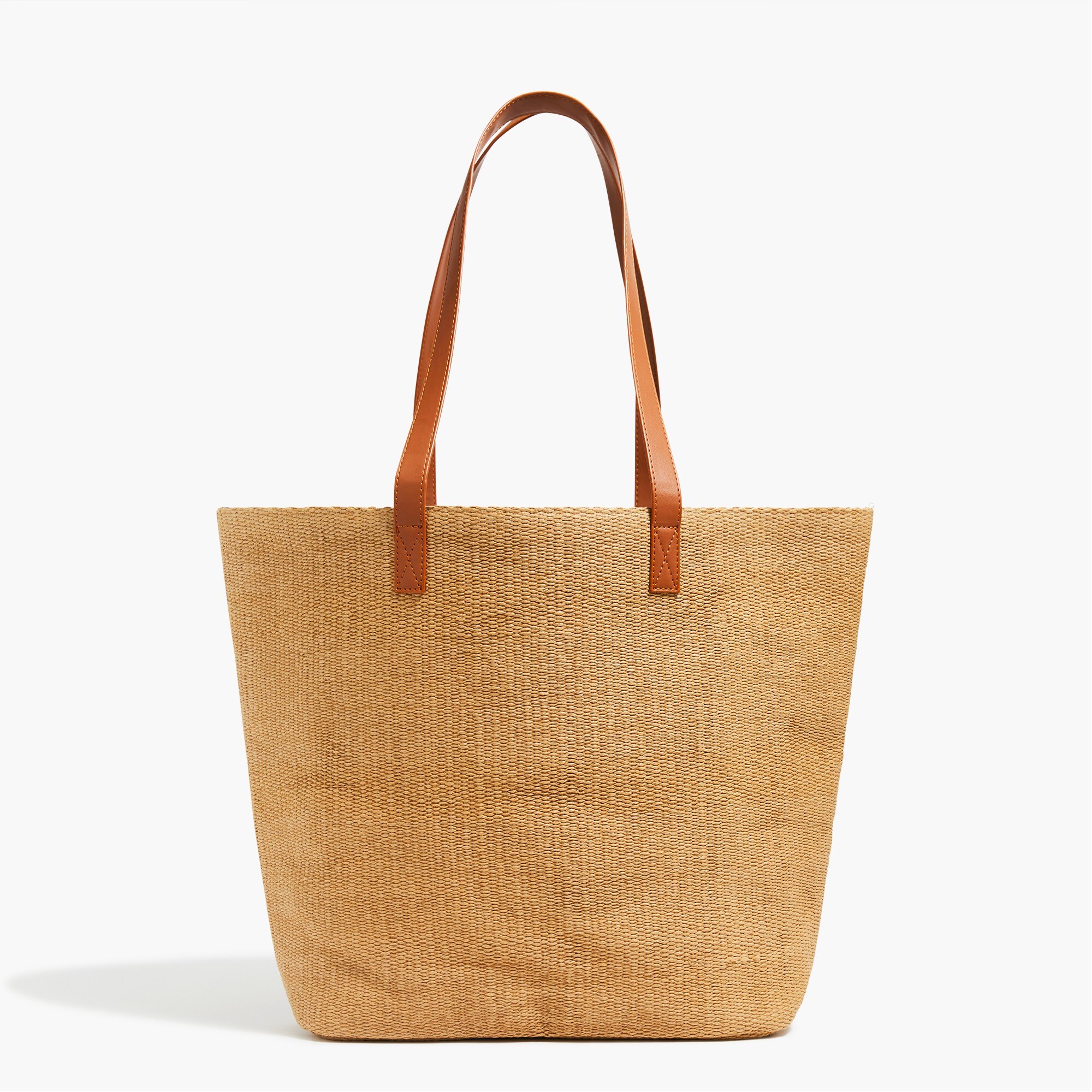 Straw tote bag