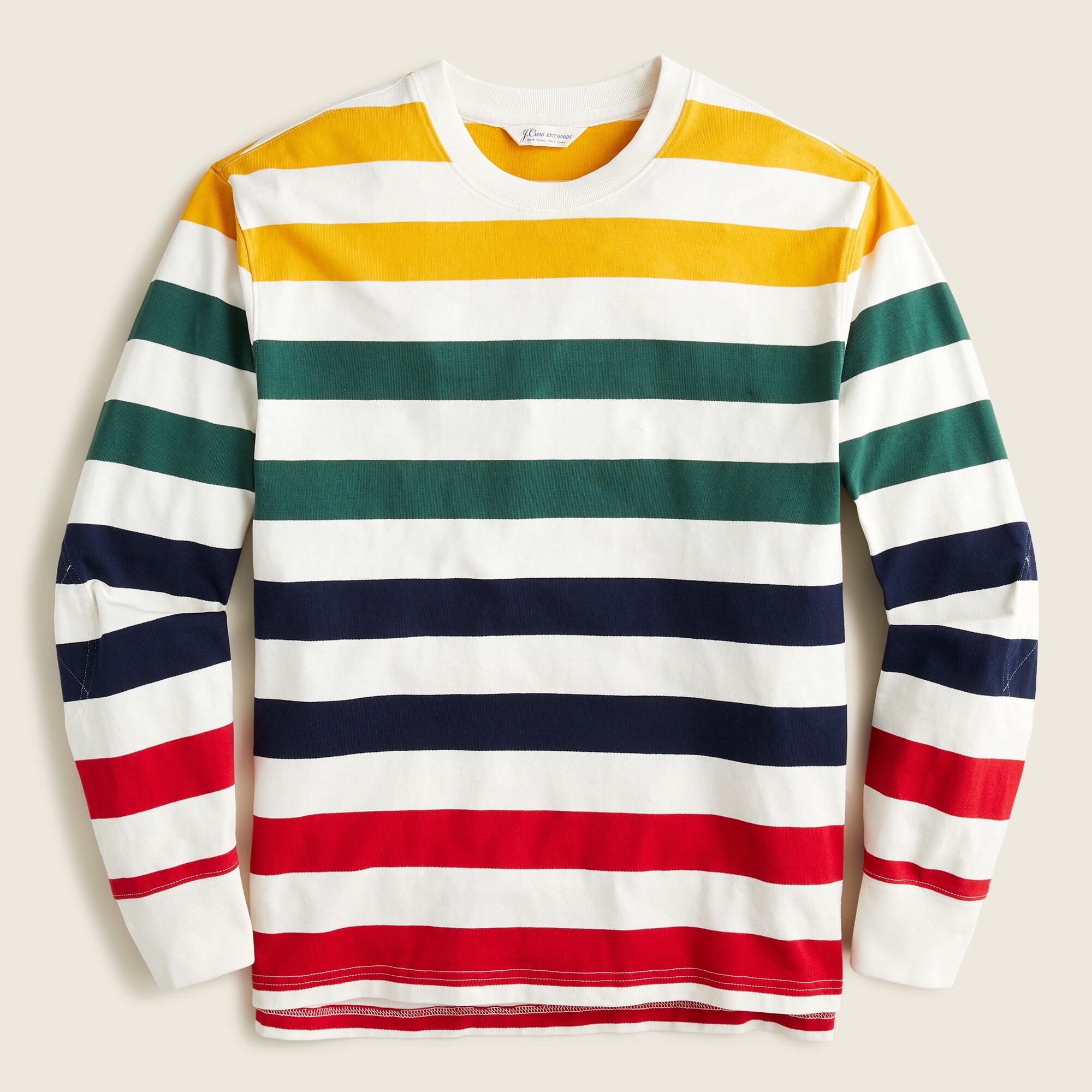 Rugby Crewneck Shirt In Stripe For Men | J.Crew