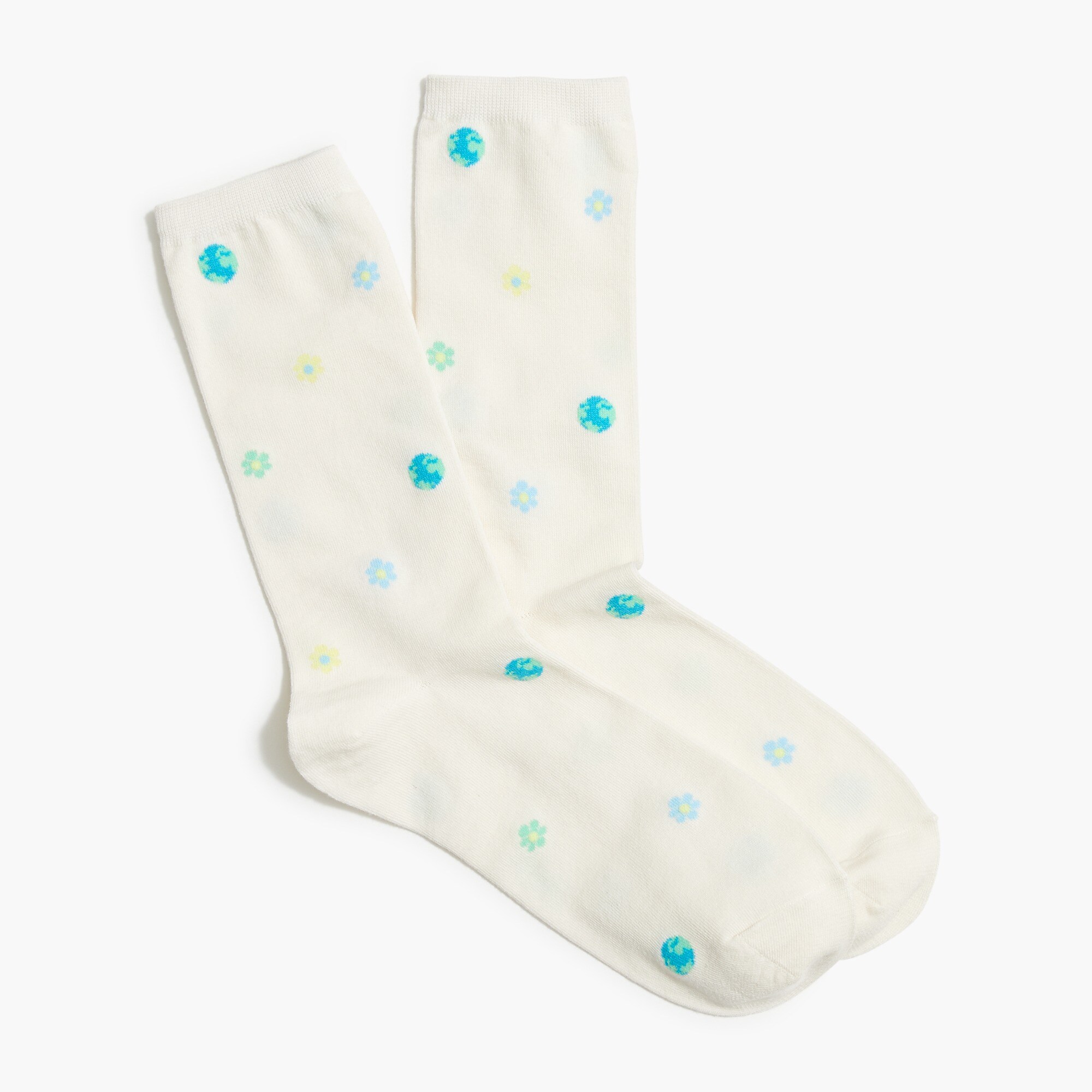 Earth day trouser socks