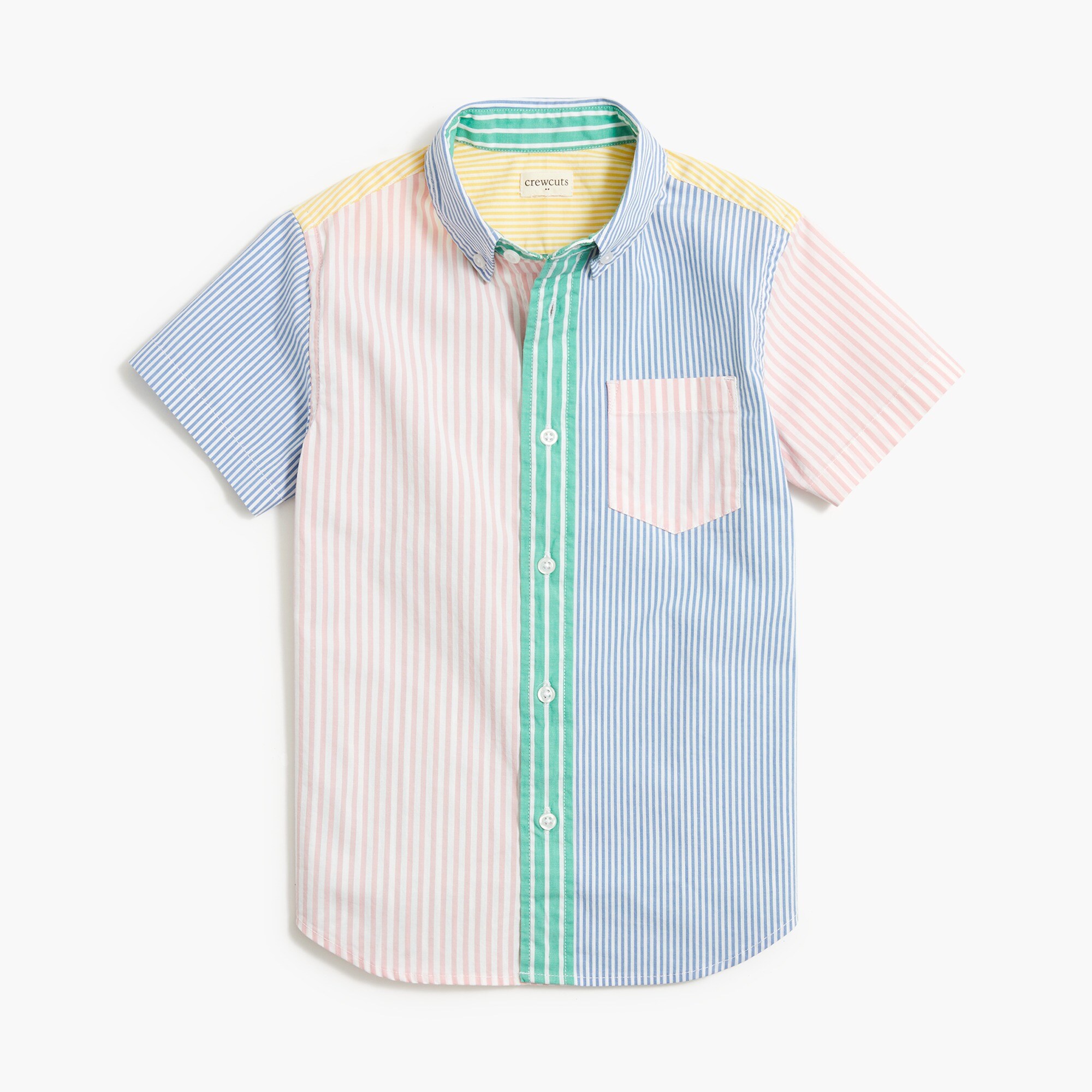 Boys' mixed-stripe shirt
