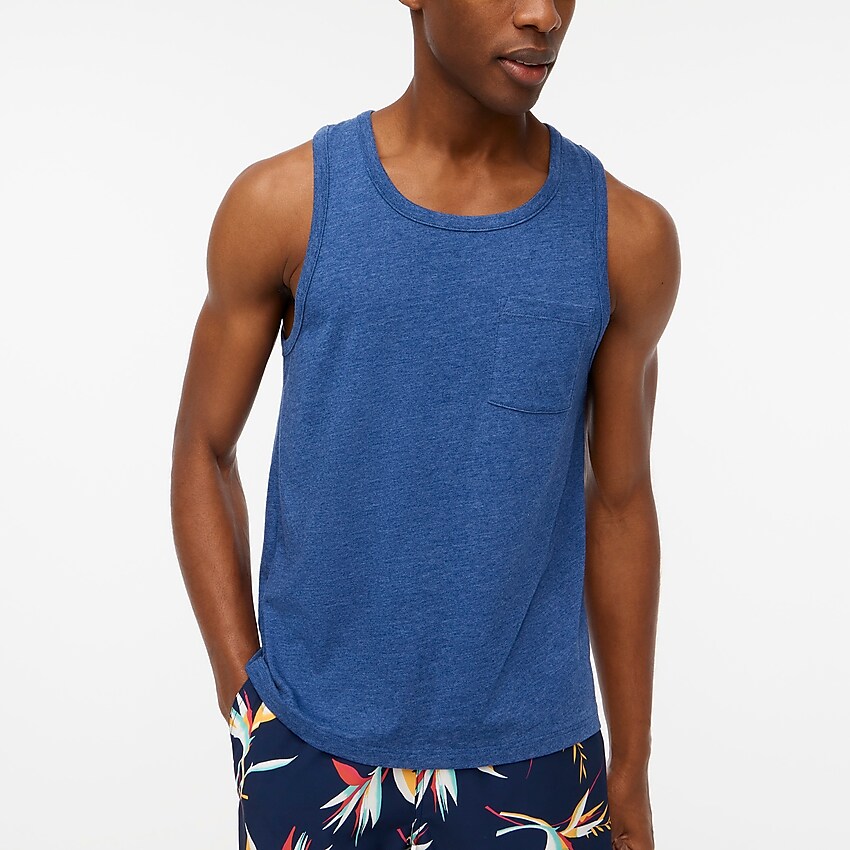 factory: pocket tank top for men, right side, view zoomed