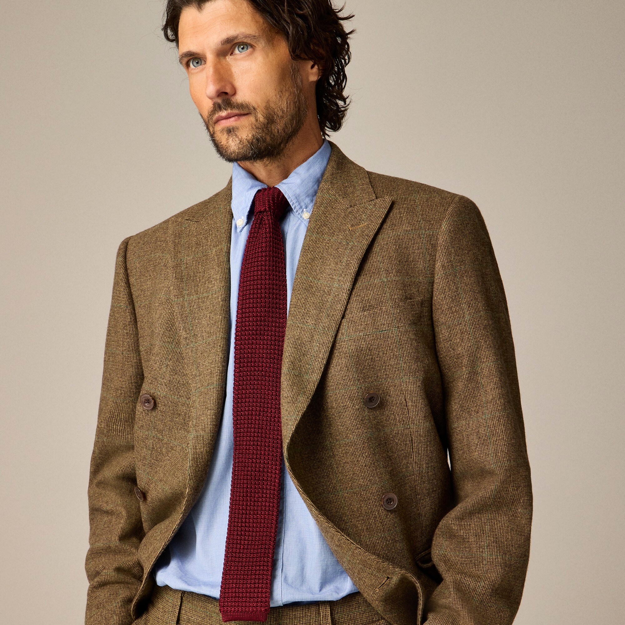 Silk knit tie