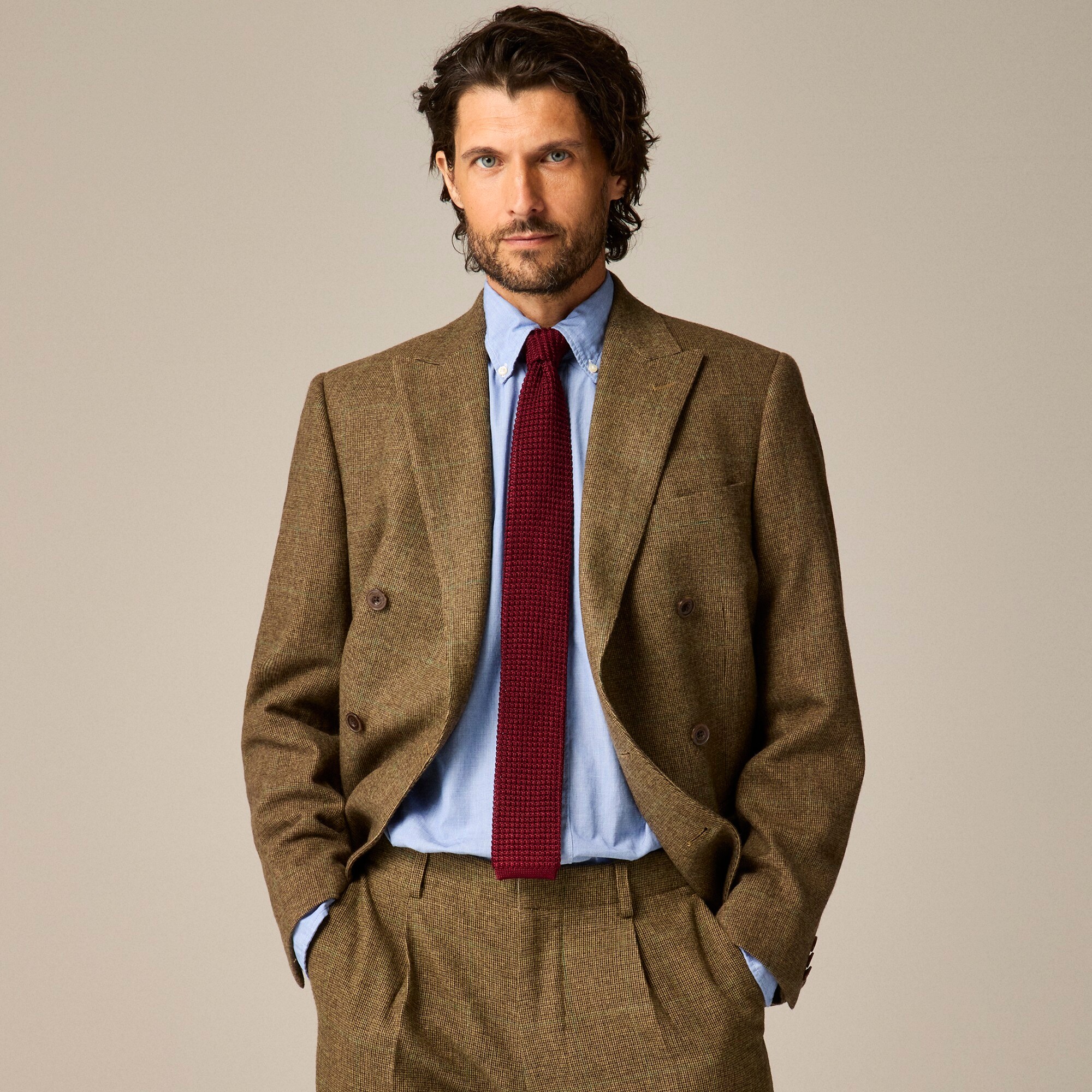 Silk knit tie