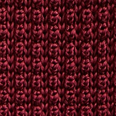 Silk knit tie BURGUNDY