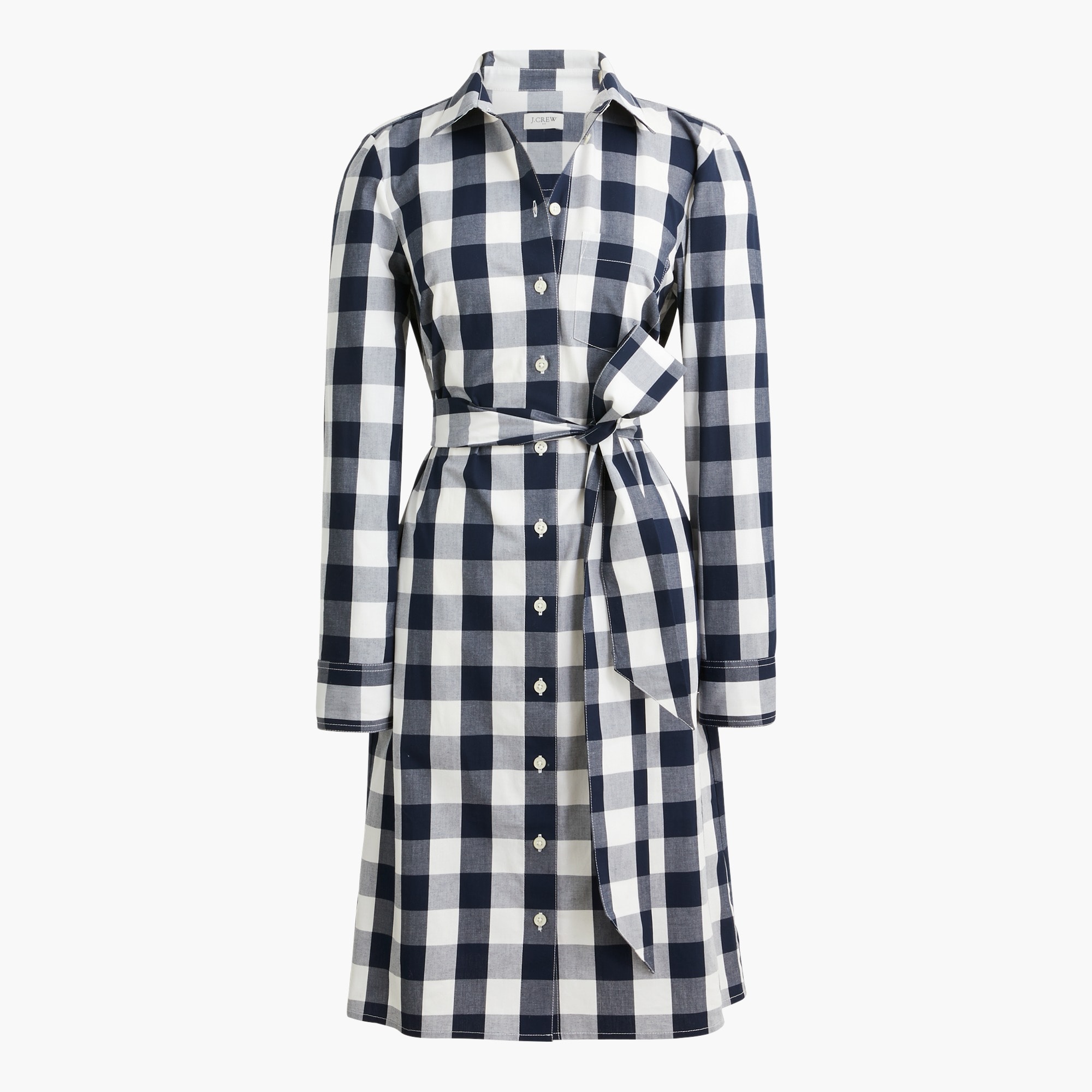 J crew factory gingham dress sale