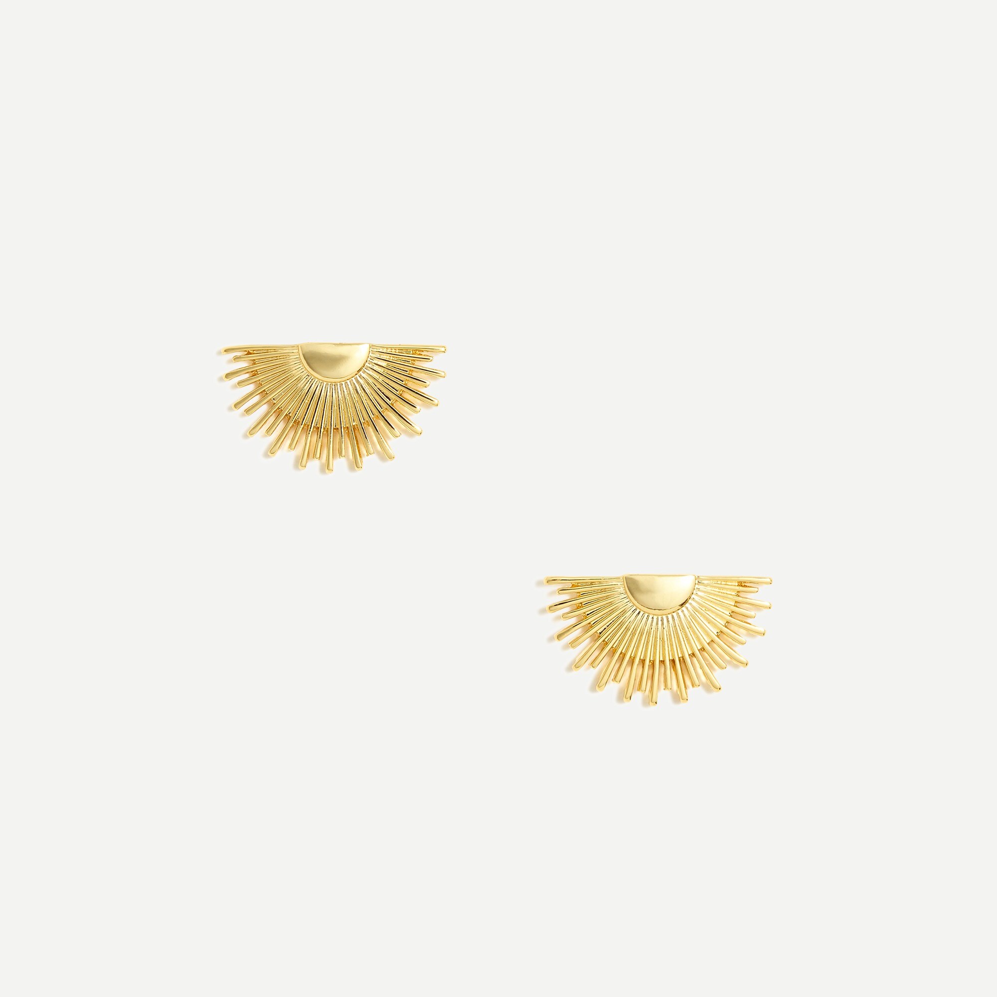 Sunburst stud earrings