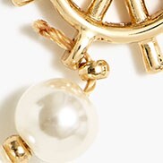 Nautical pendant pearl necklace PEARL factory: nautical pendant pearl necklace for women