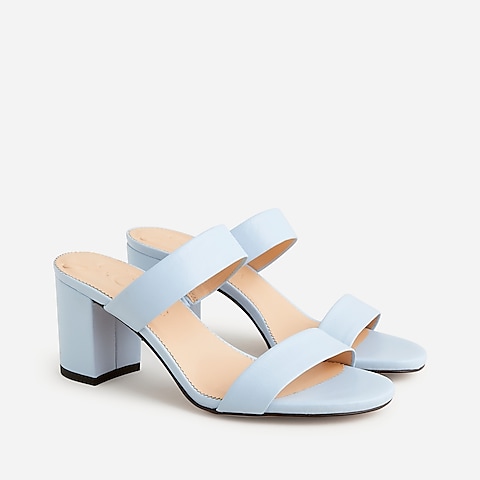 womens Lucie double-strap block-heel sandals