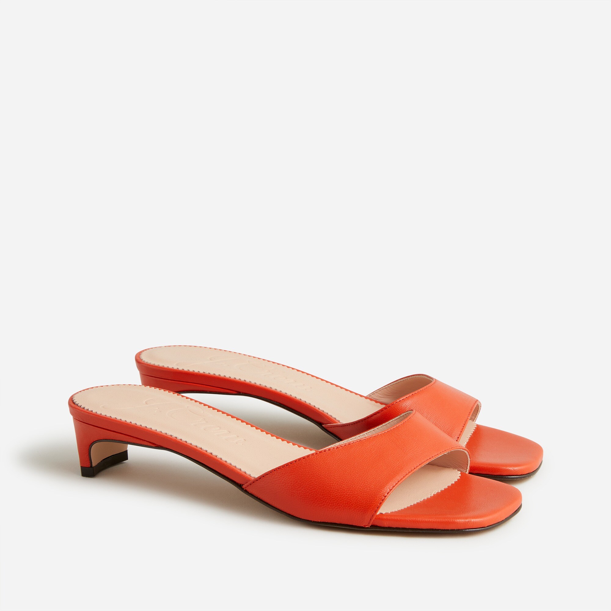 Lina kitten-heel sandals