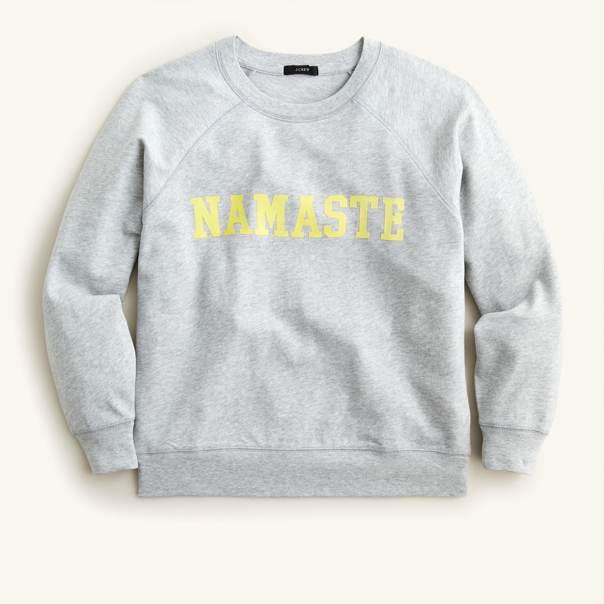 J.Crew Magic Rinse Namaste Crewneck Sweatshirt For Women