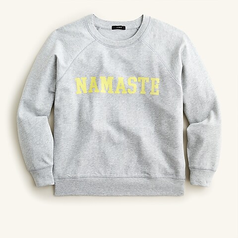  Magic Rinse™ "Namaste" crewneck sweatshirt