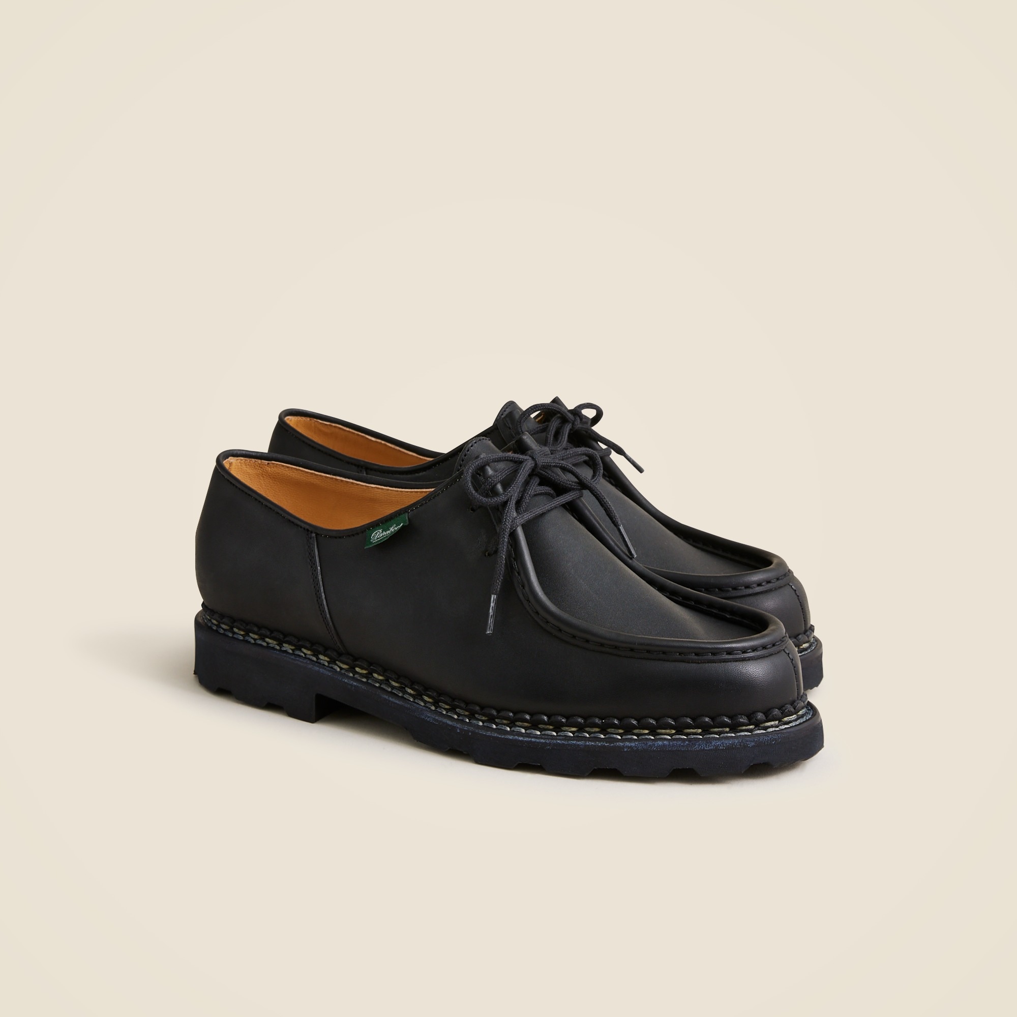 paraboot michael leather derbys for men