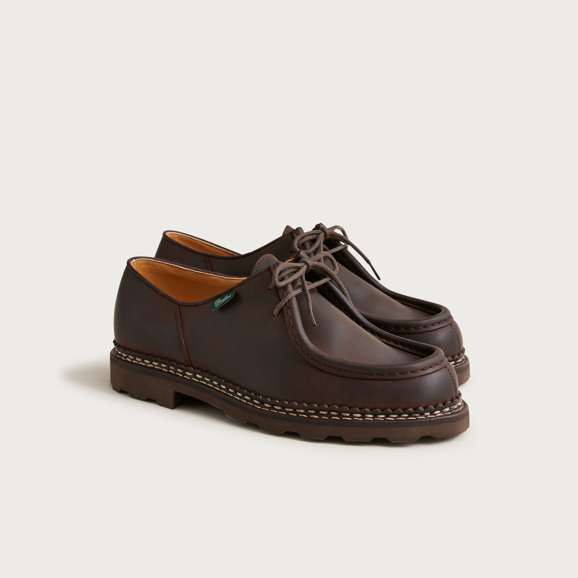 paraboot michael leather derbys for men