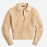 Collared cotton beach sweater