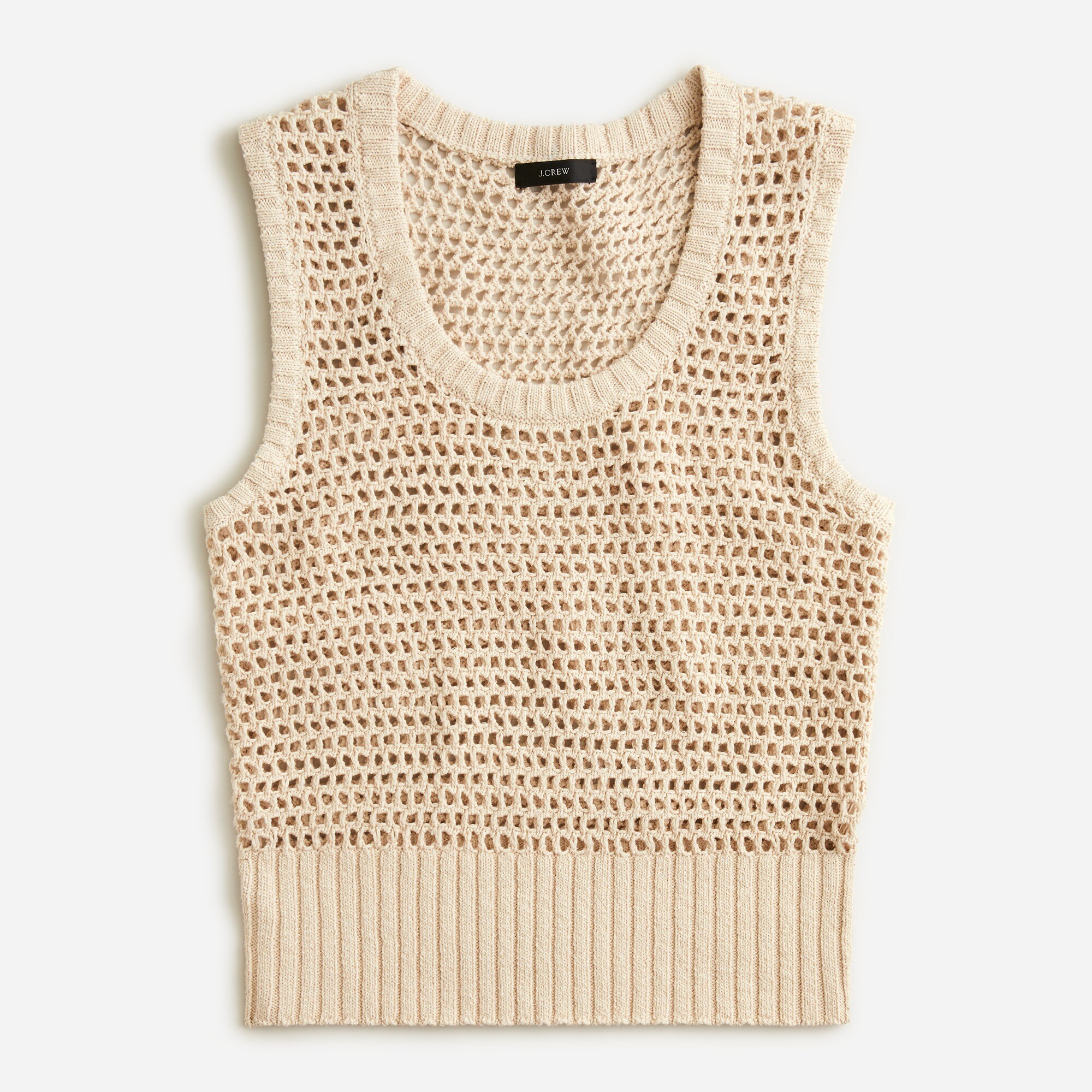 sheller sh half sleeve cropped knit ベージュ sh half sleeve cropped knit – shéller / シェリエ