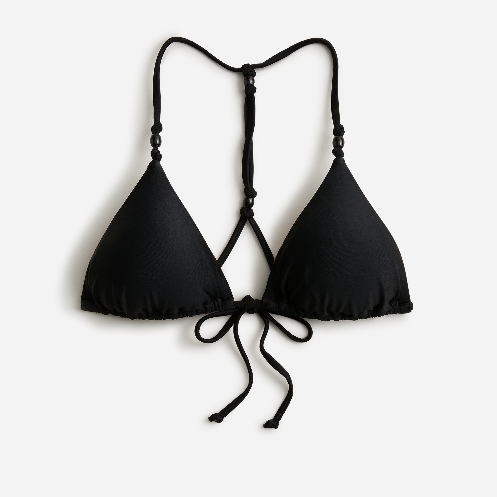 Beaded string bikini top