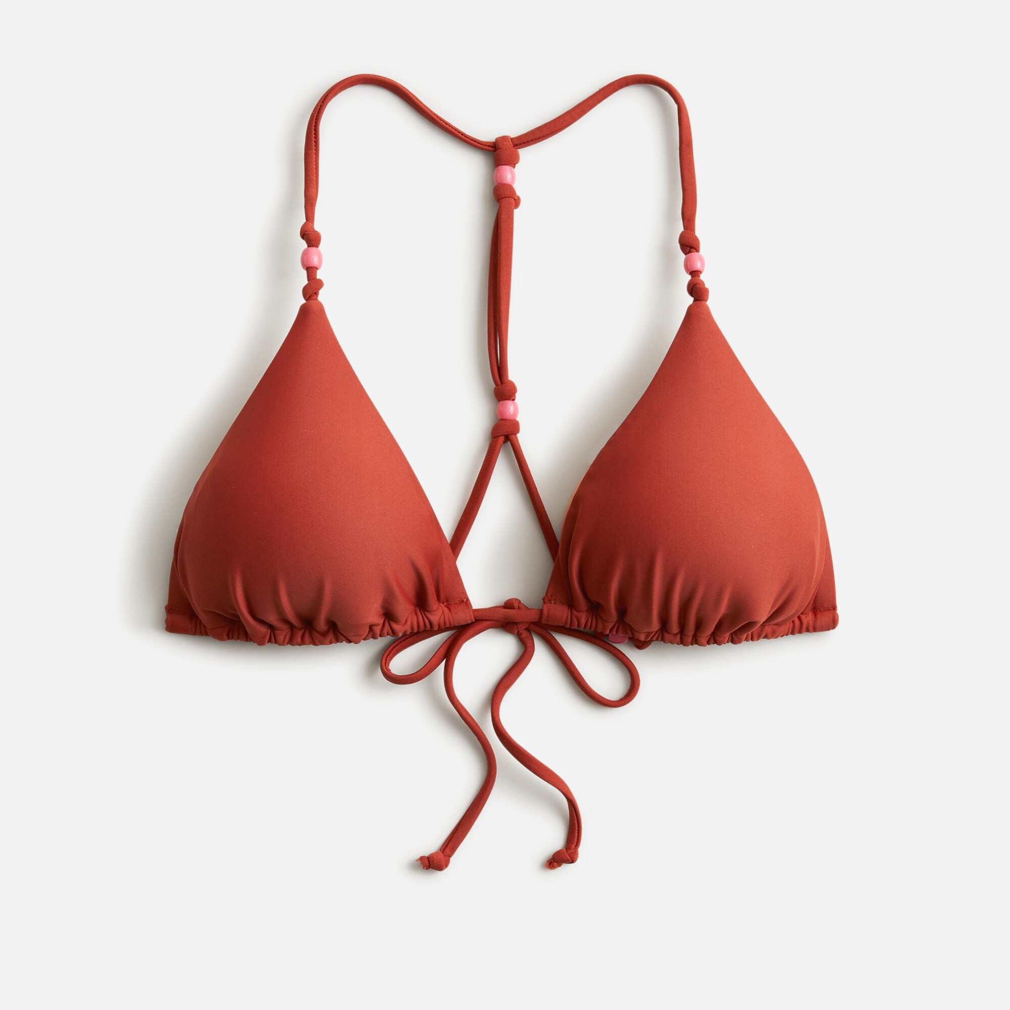 Beaded string bikini top