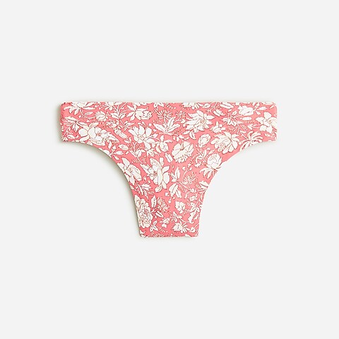 womens High-rise bikini bottom in tossed floral