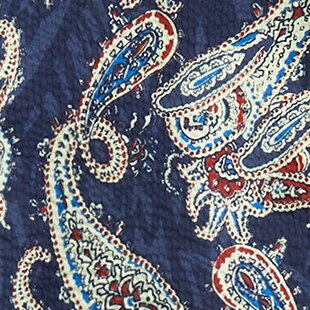 PAISLEY NAVY NATURAL