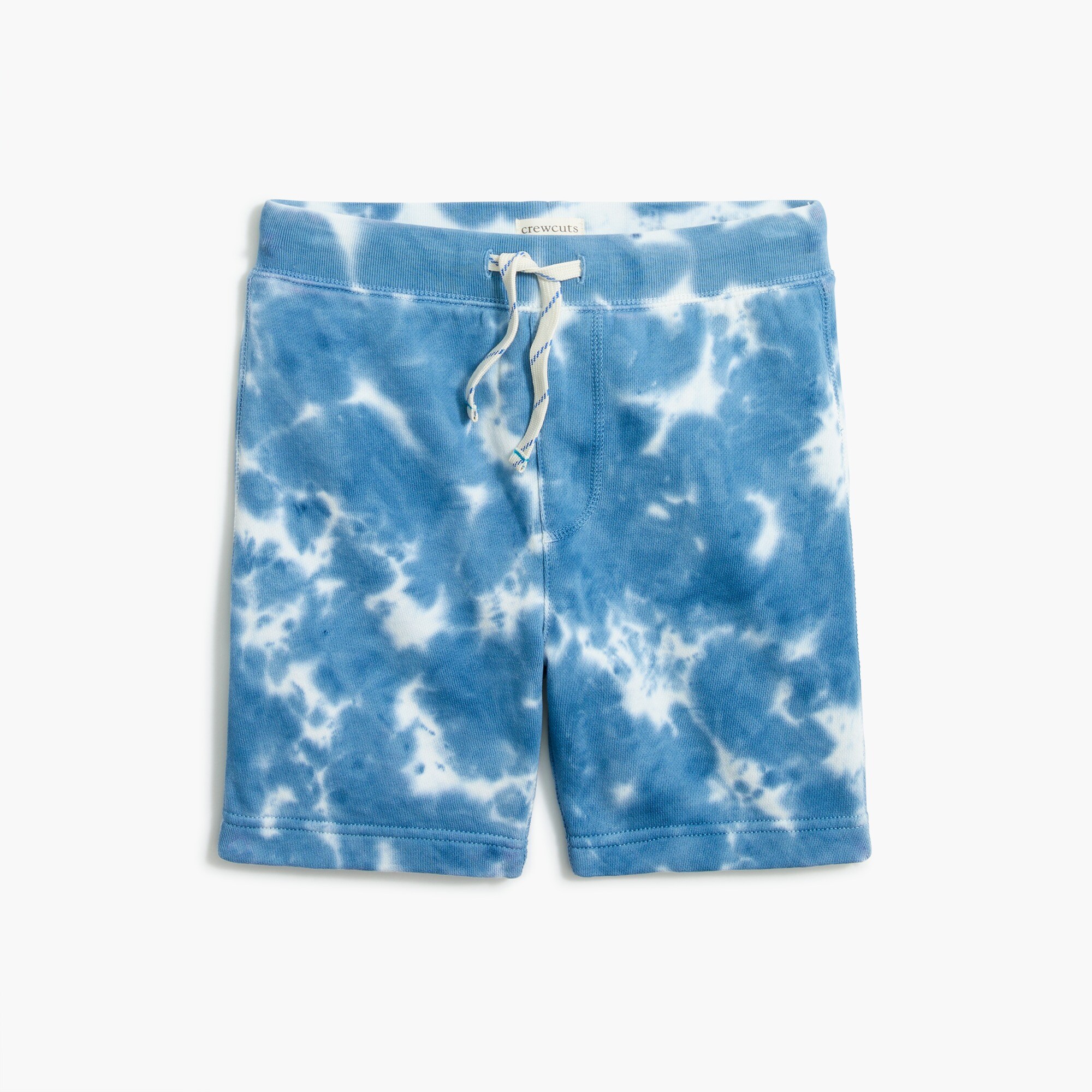 Boys' tie-dye cotton terry short