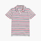 Boys' striped polo shirt