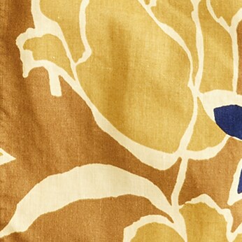 LARGE FLORAL BROWN NAVY