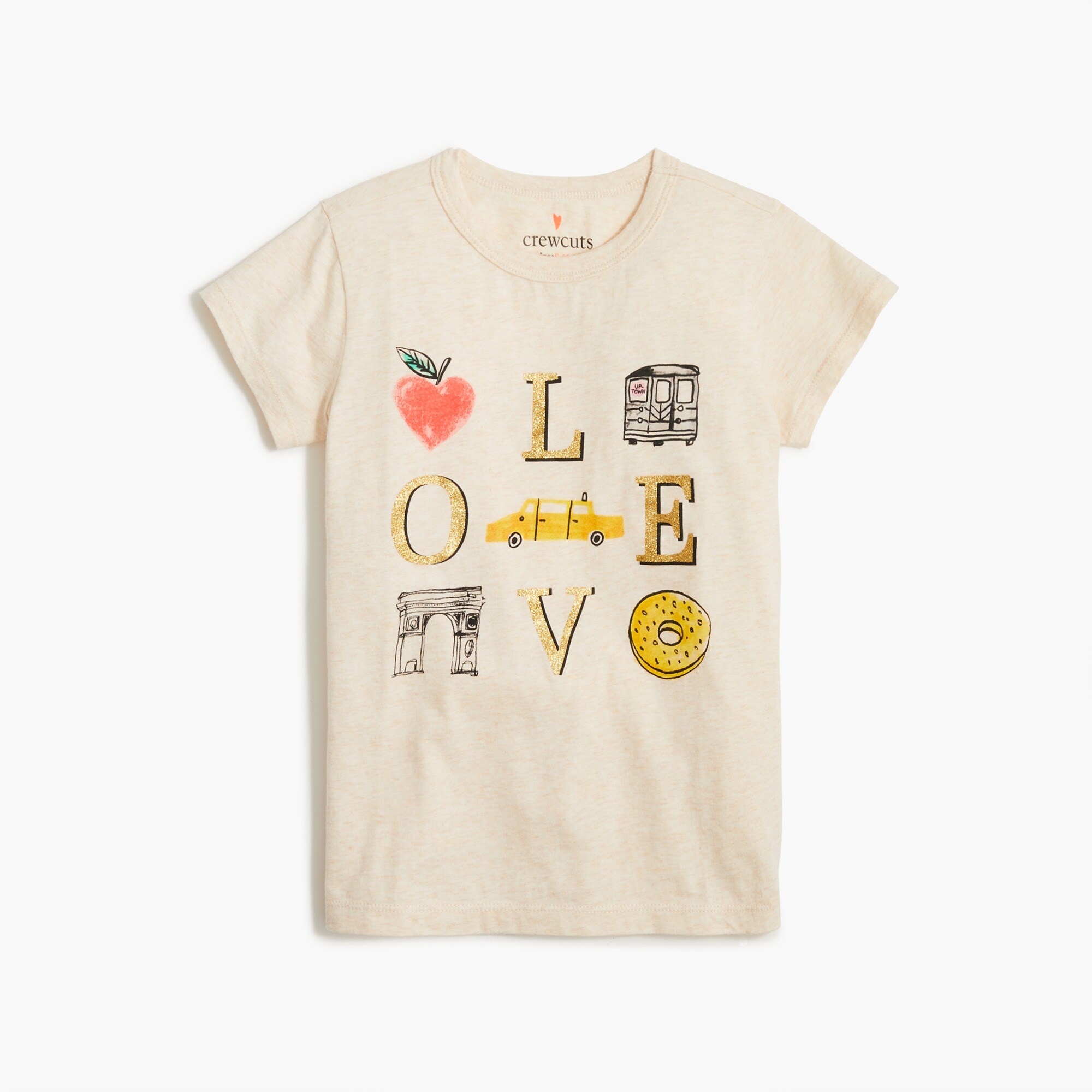 J.Crew: Kids' New York Graphic T-shirt For Girls