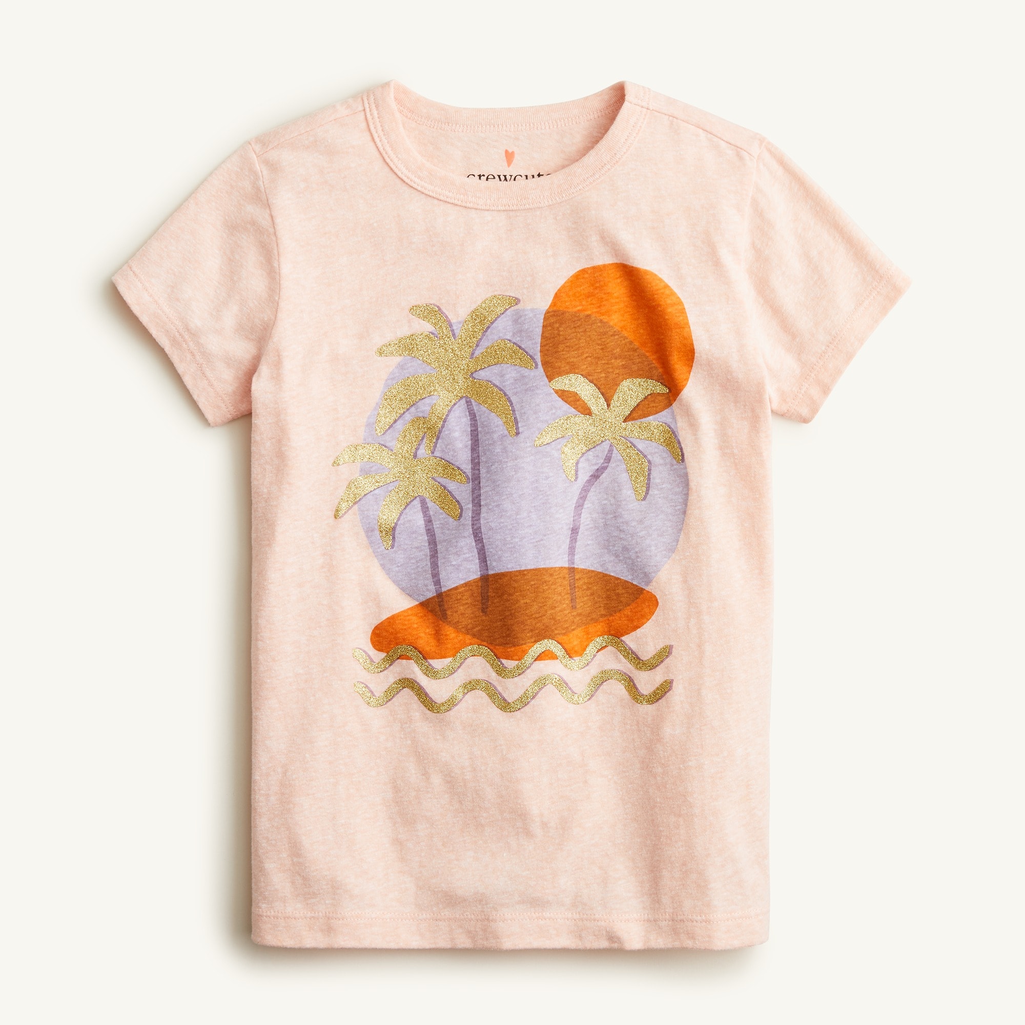 Kids' Palm Tree Graphic T-shirt For Girls | J.Crew