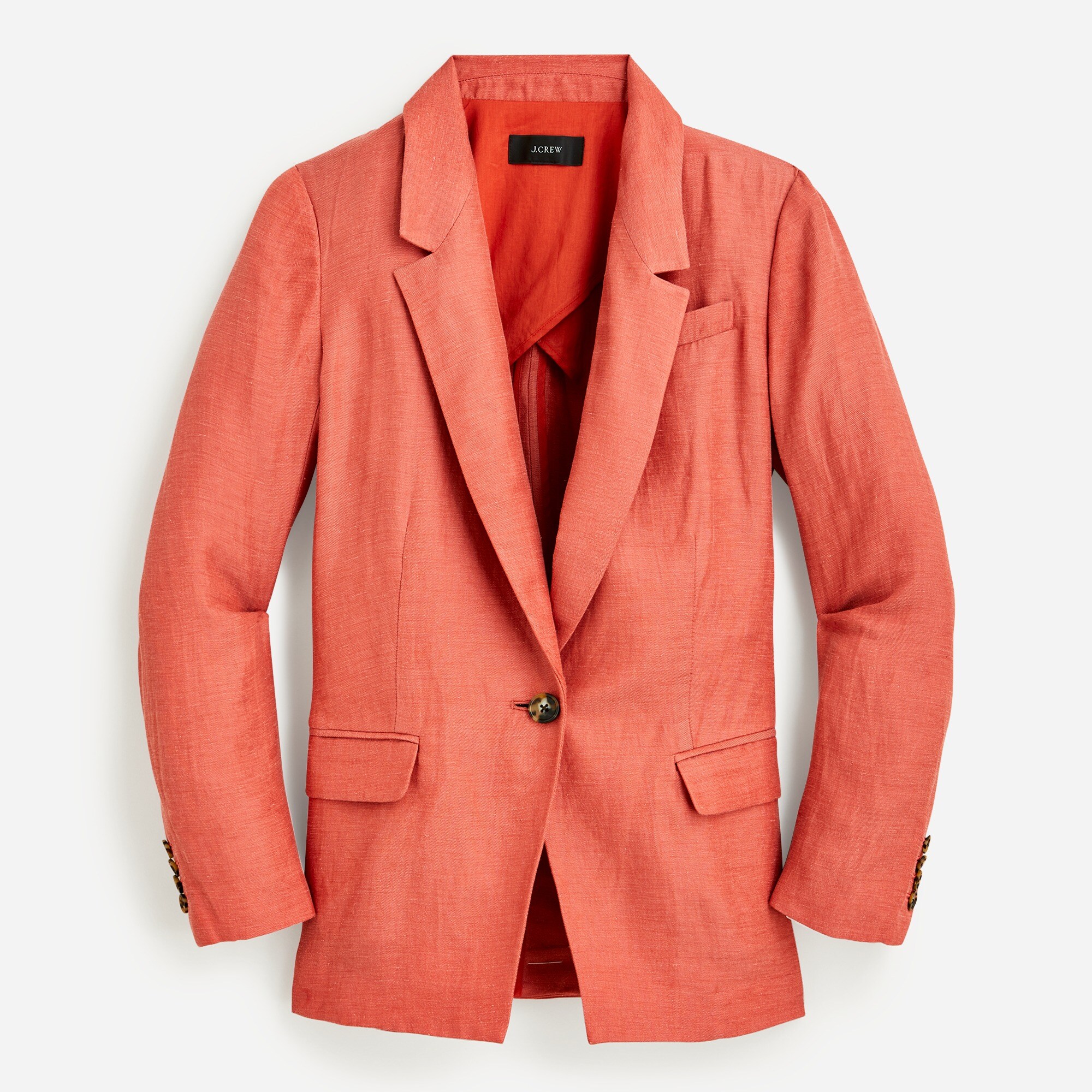 Willa blazer in linen-cupro blend