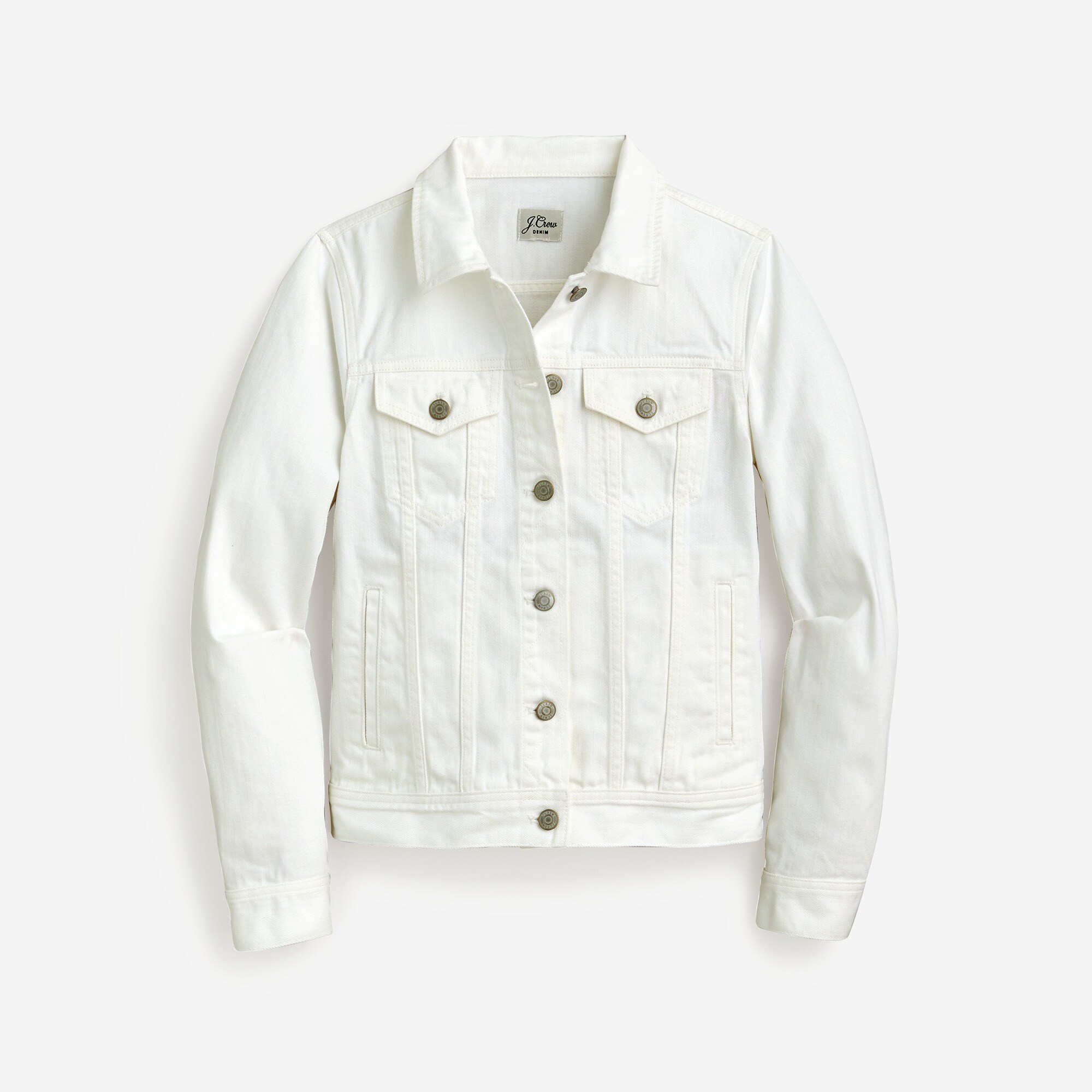  Classic denim jacket in white