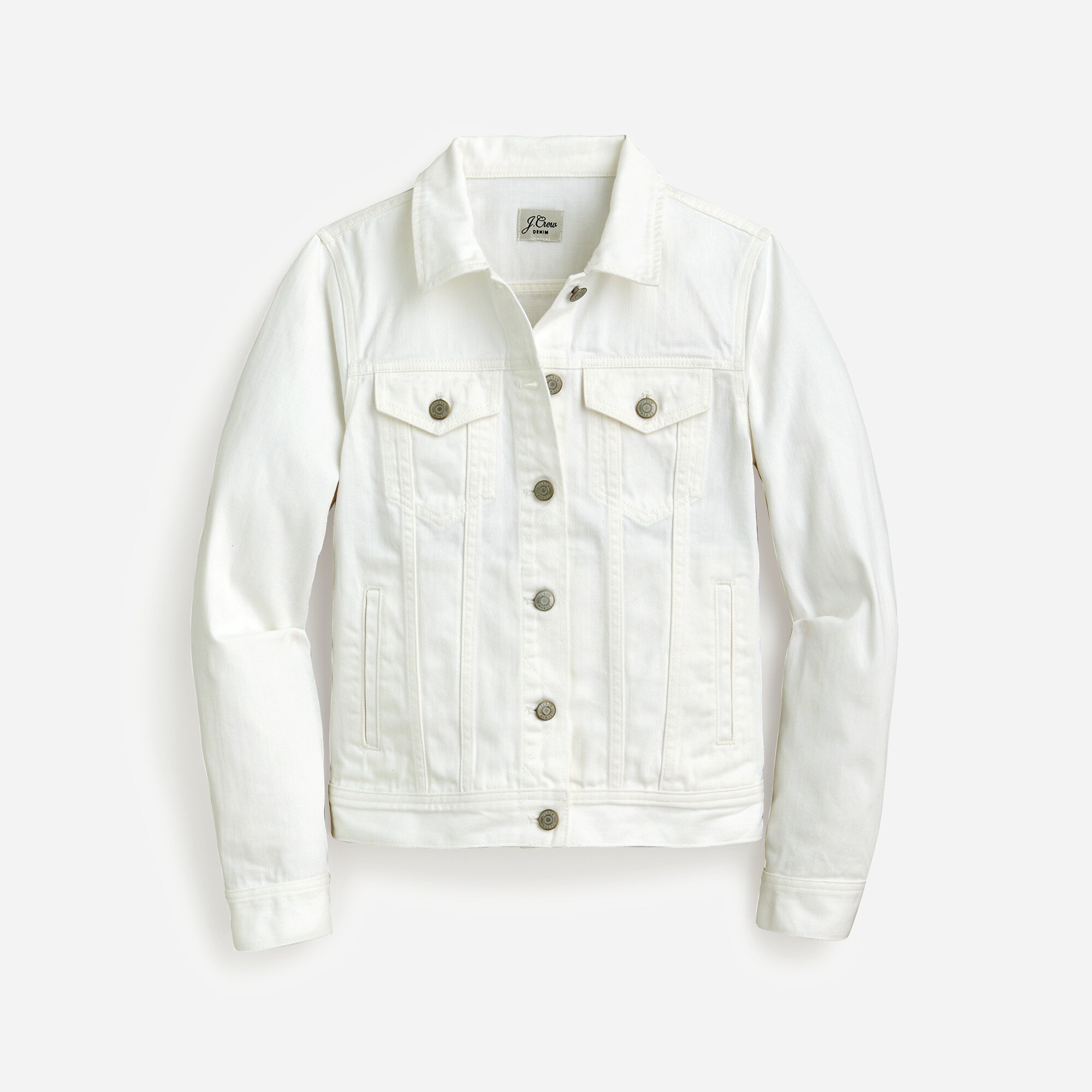 Classic denim jacket in white