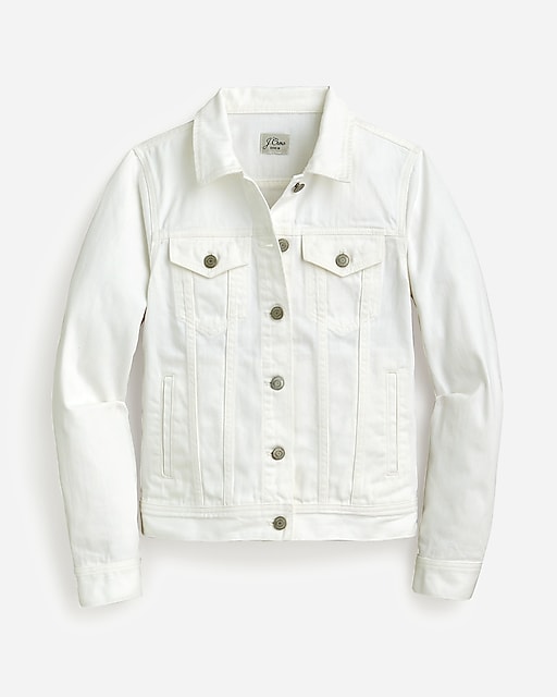  Classic denim jacket in white