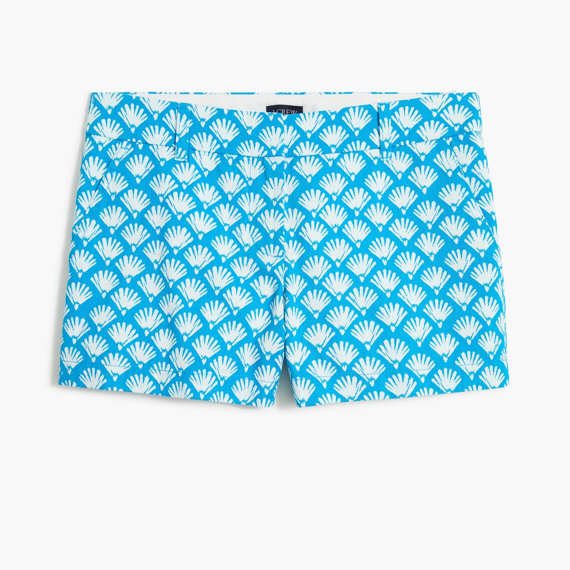 3.5" fan-print classic chino short