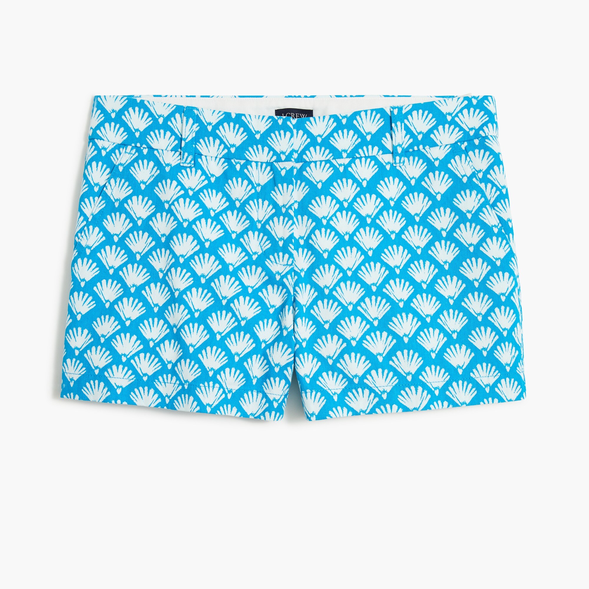 3.5" fan-print classic chino short