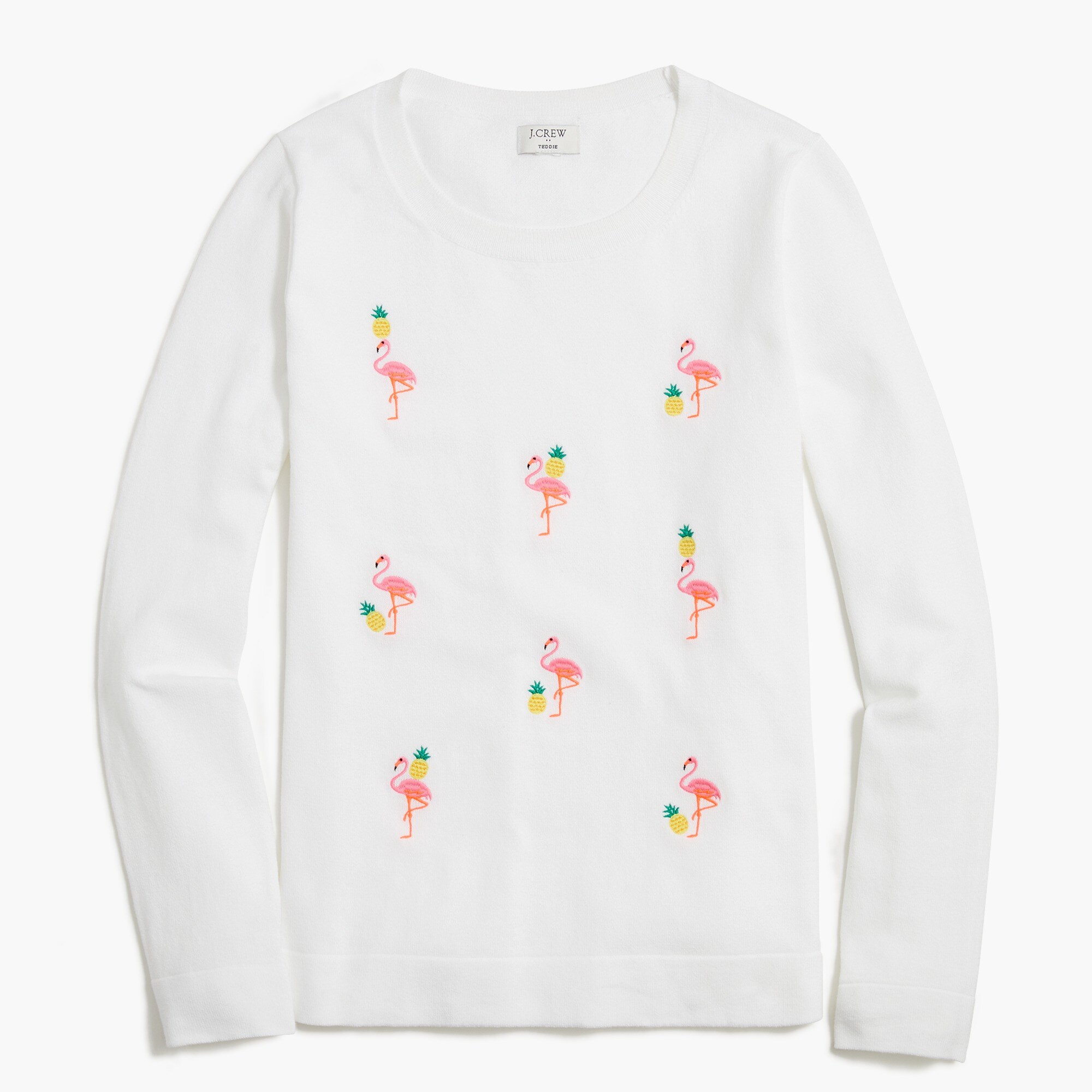 J crew deals flamingo sweater