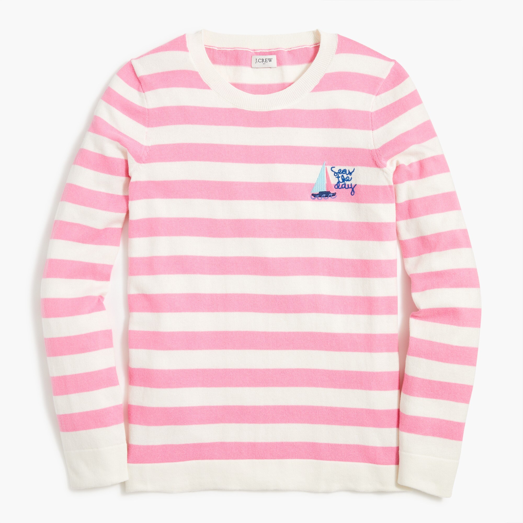 "seas the day" teddie sweater for women