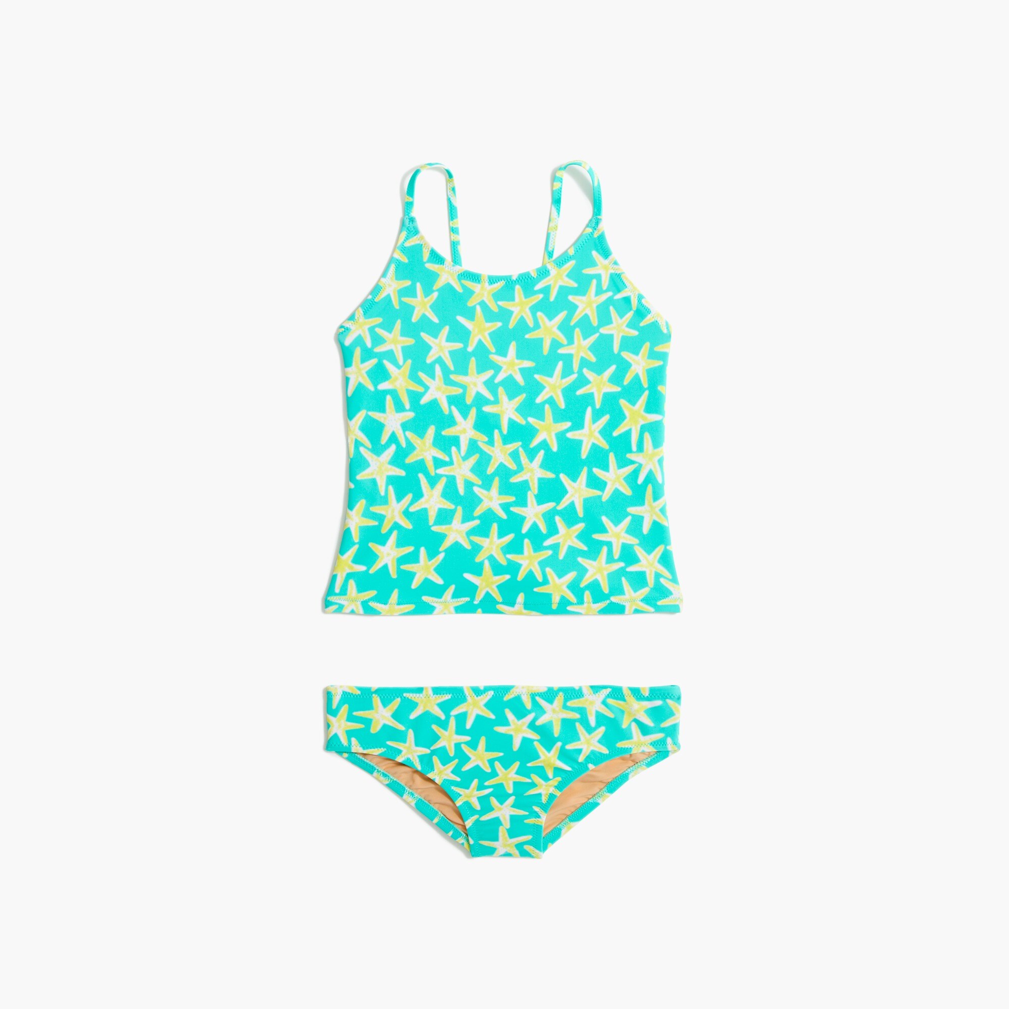 Girls' starfish tankini set