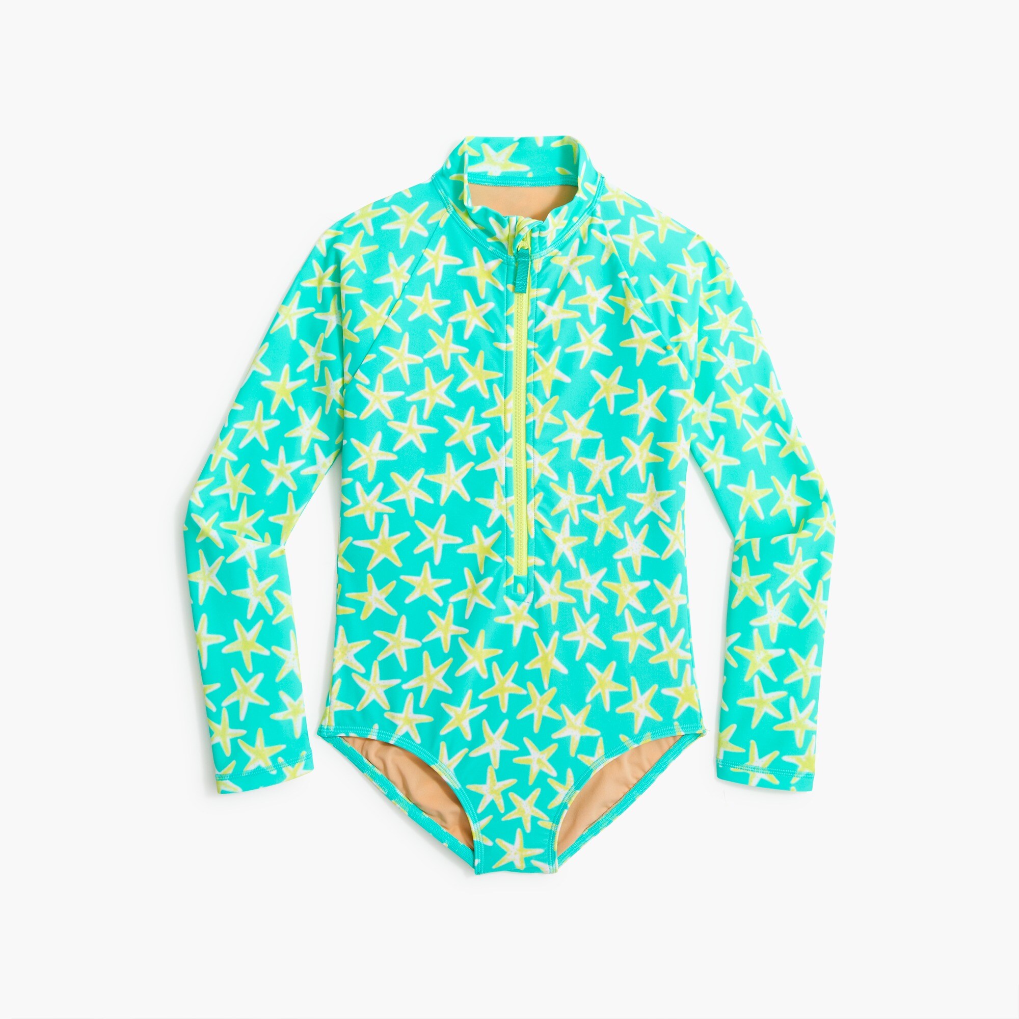 Girls' starfish rash guard