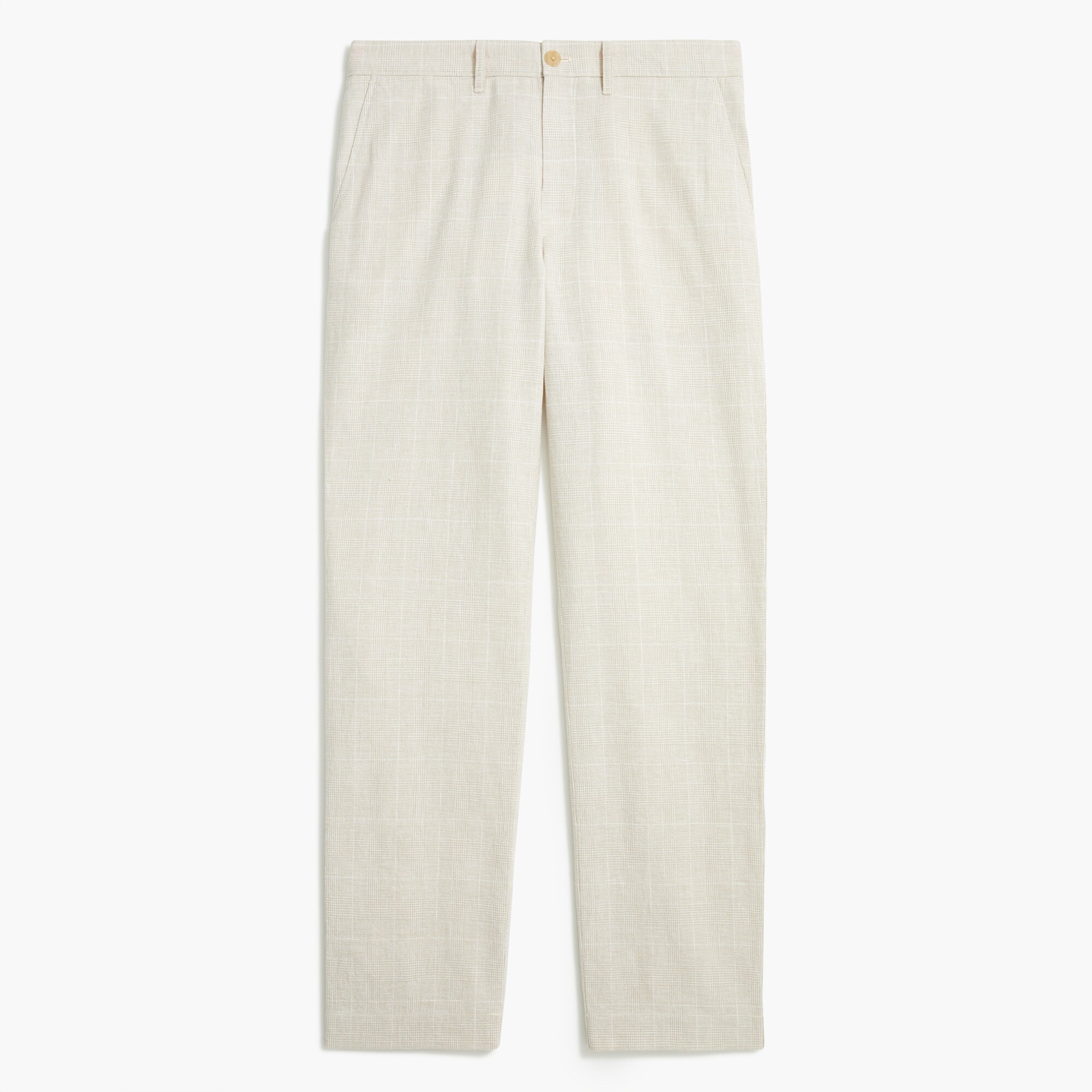 Straight-fit Linen-cotton Blend Pant For Men | Factory