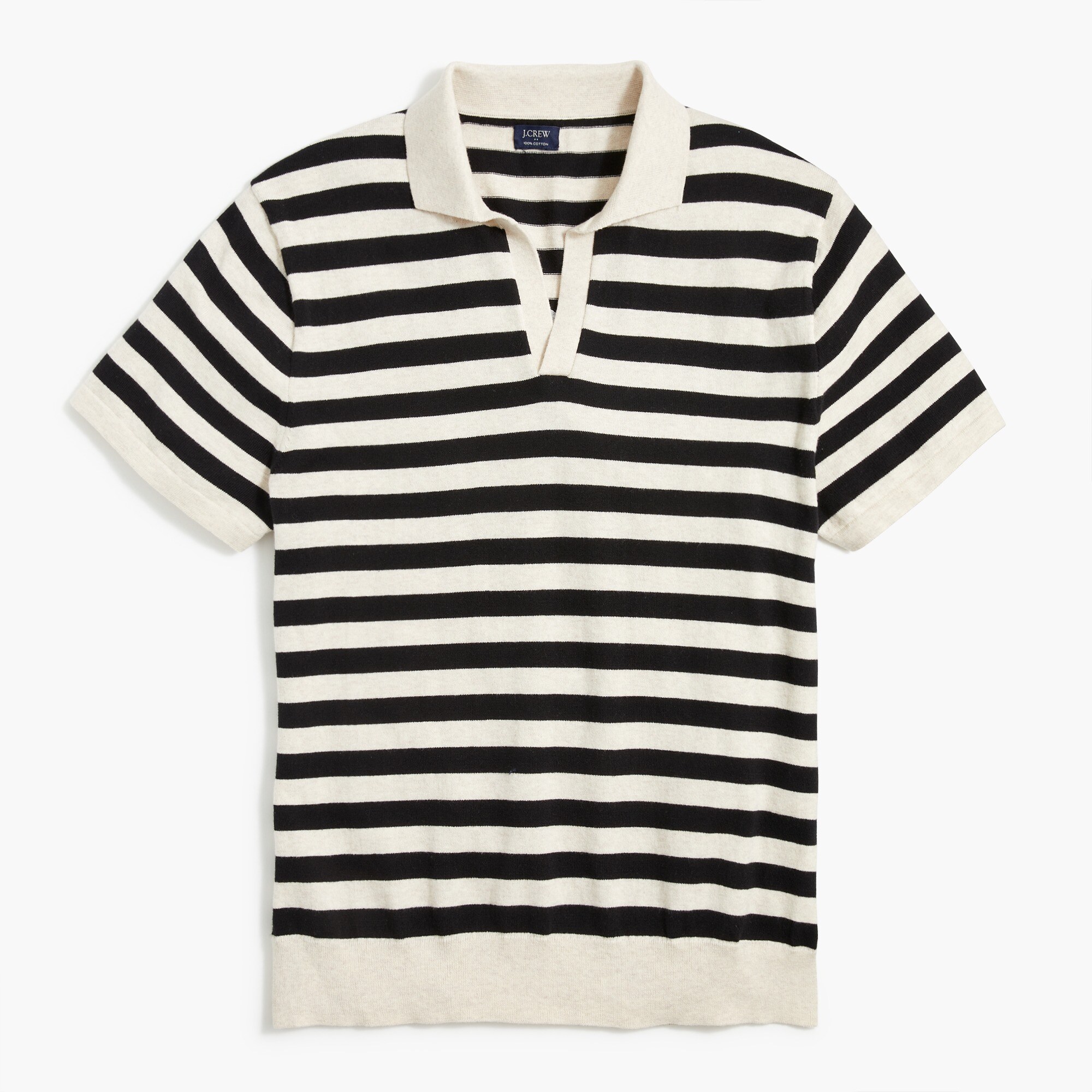 knit polo shirt for men