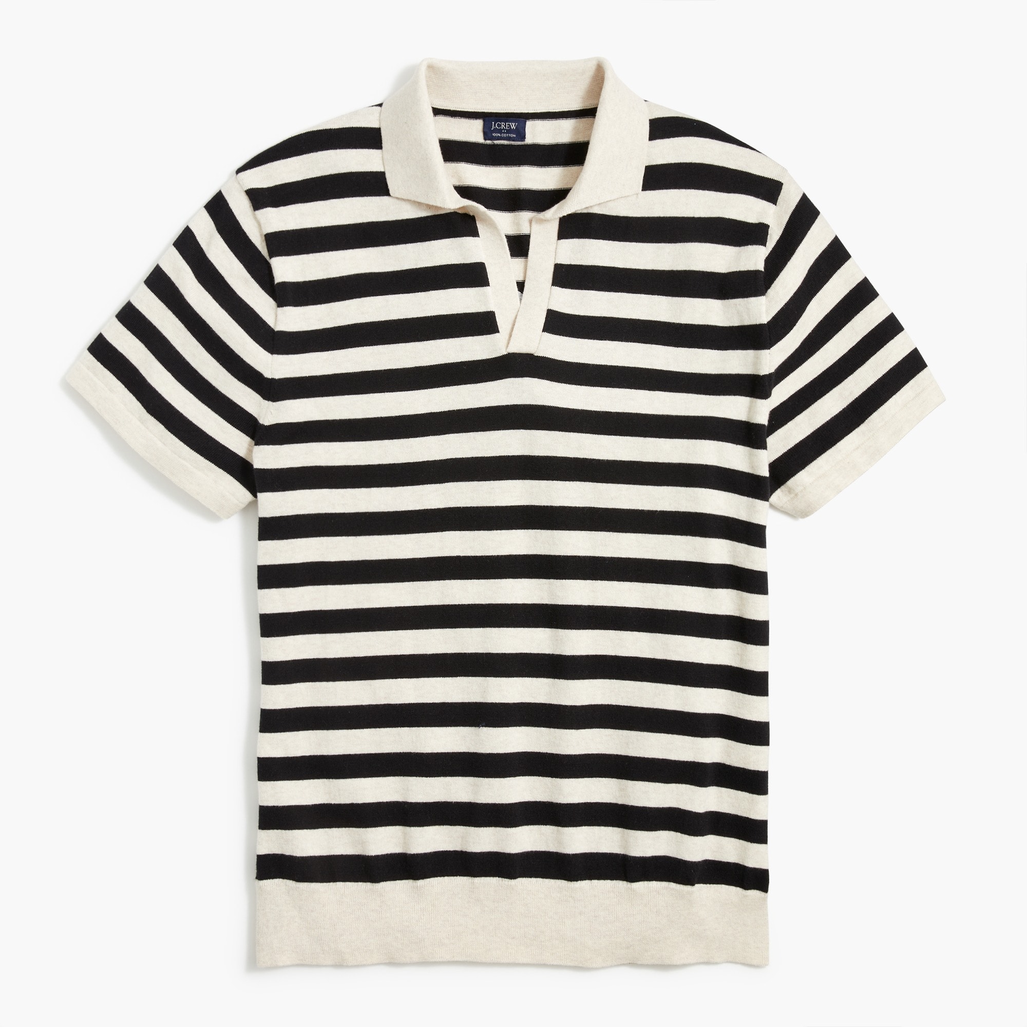 knit polo shirt for men