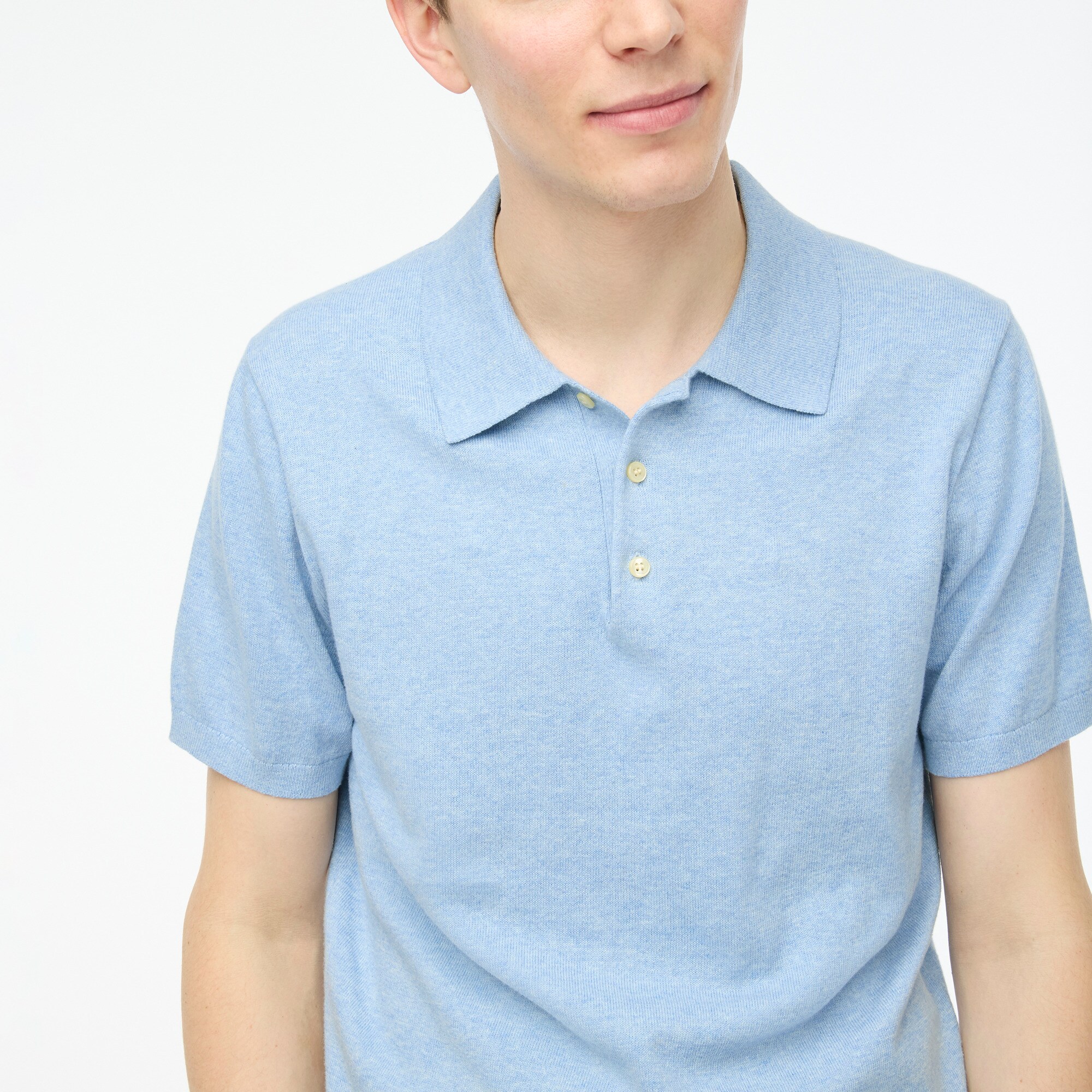 Cotton sweater-polo