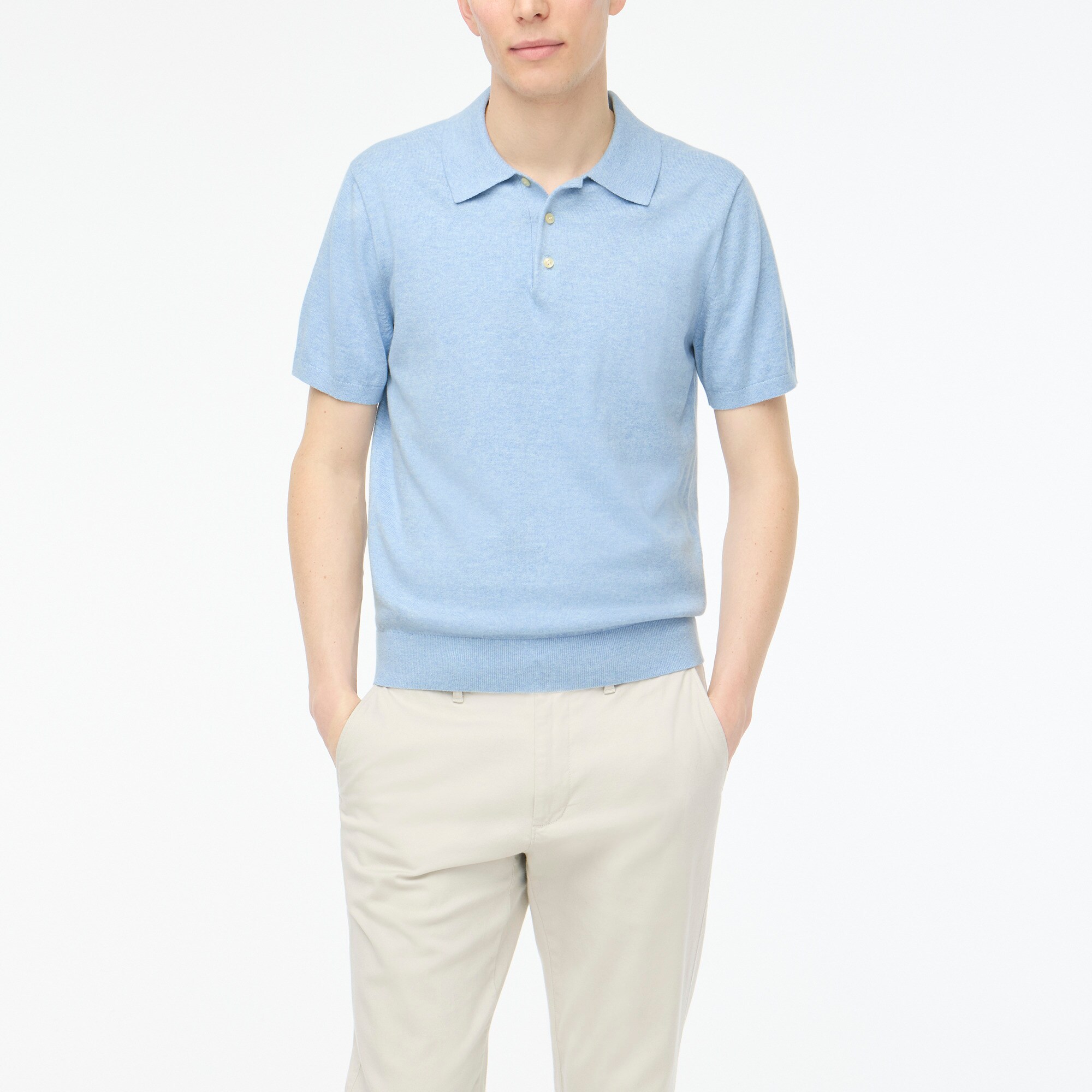 Cotton sweater-polo