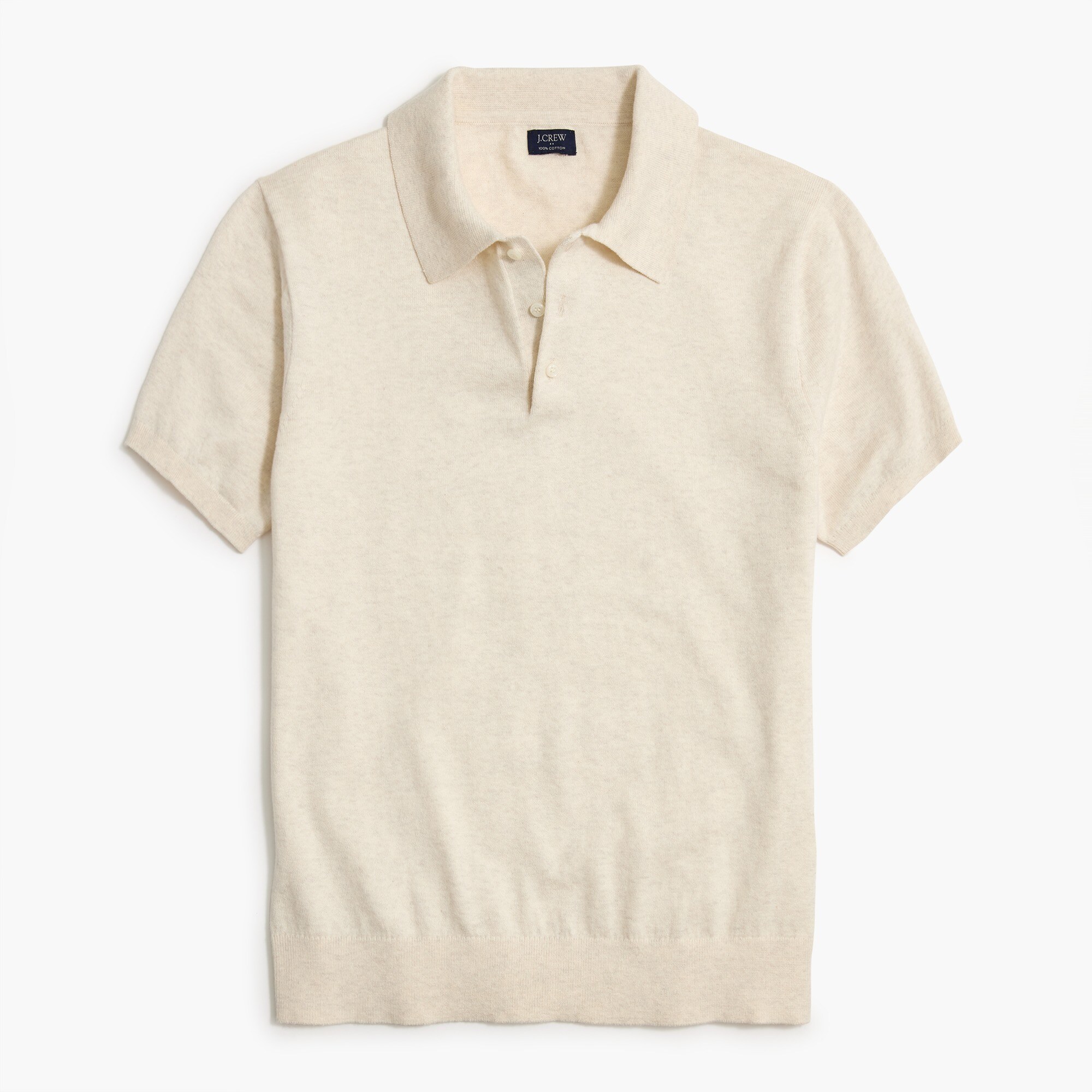 cotton sweater-polo for men