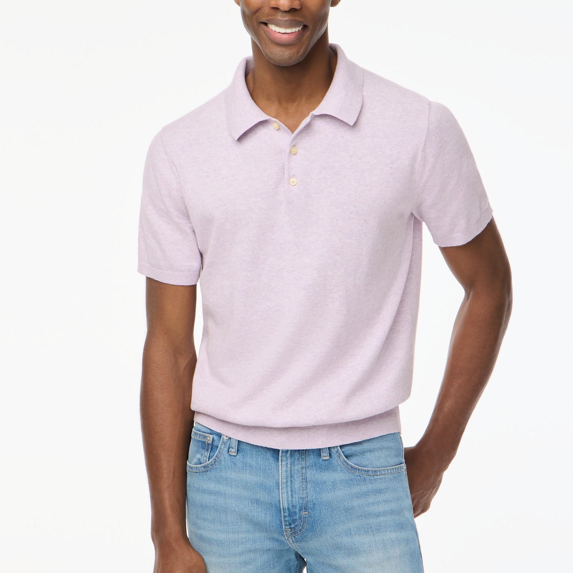 mens Cotton sweater-polo