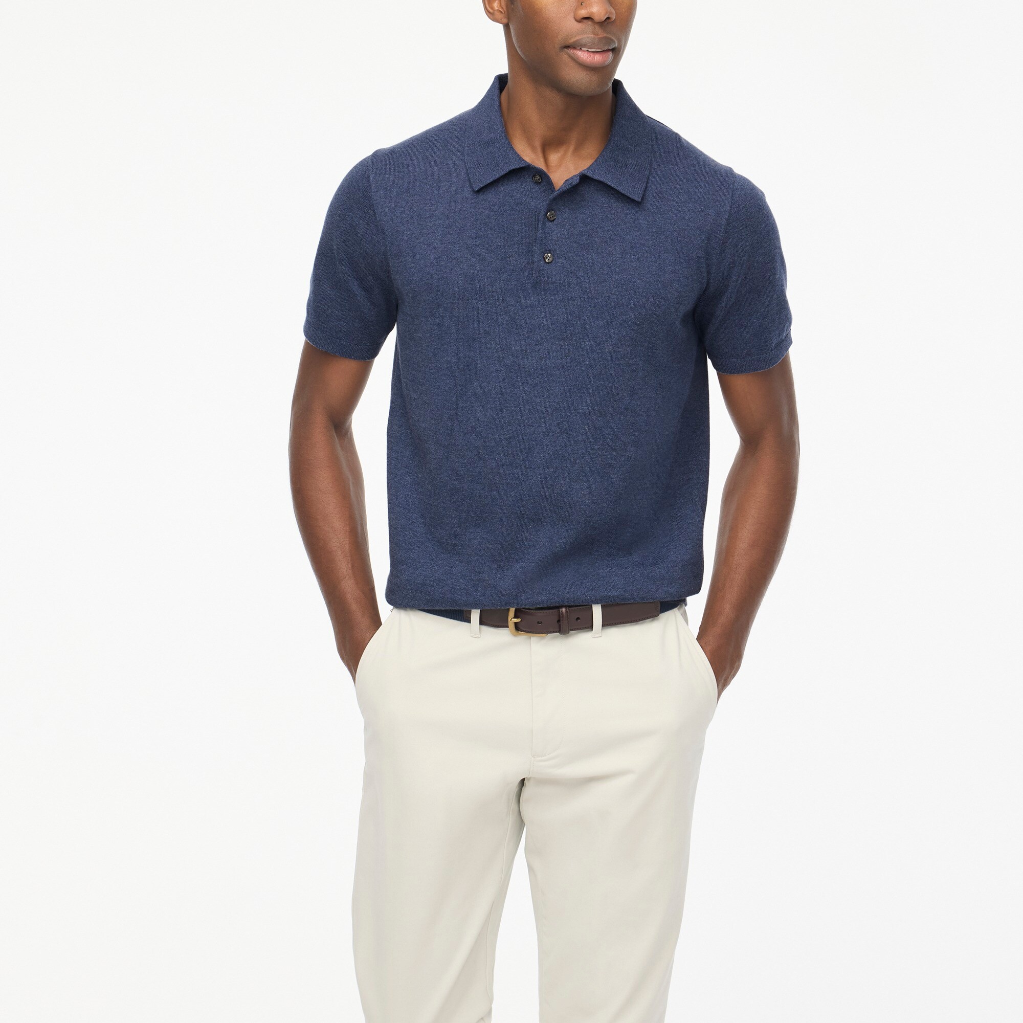 mens Cotton sweater-polo