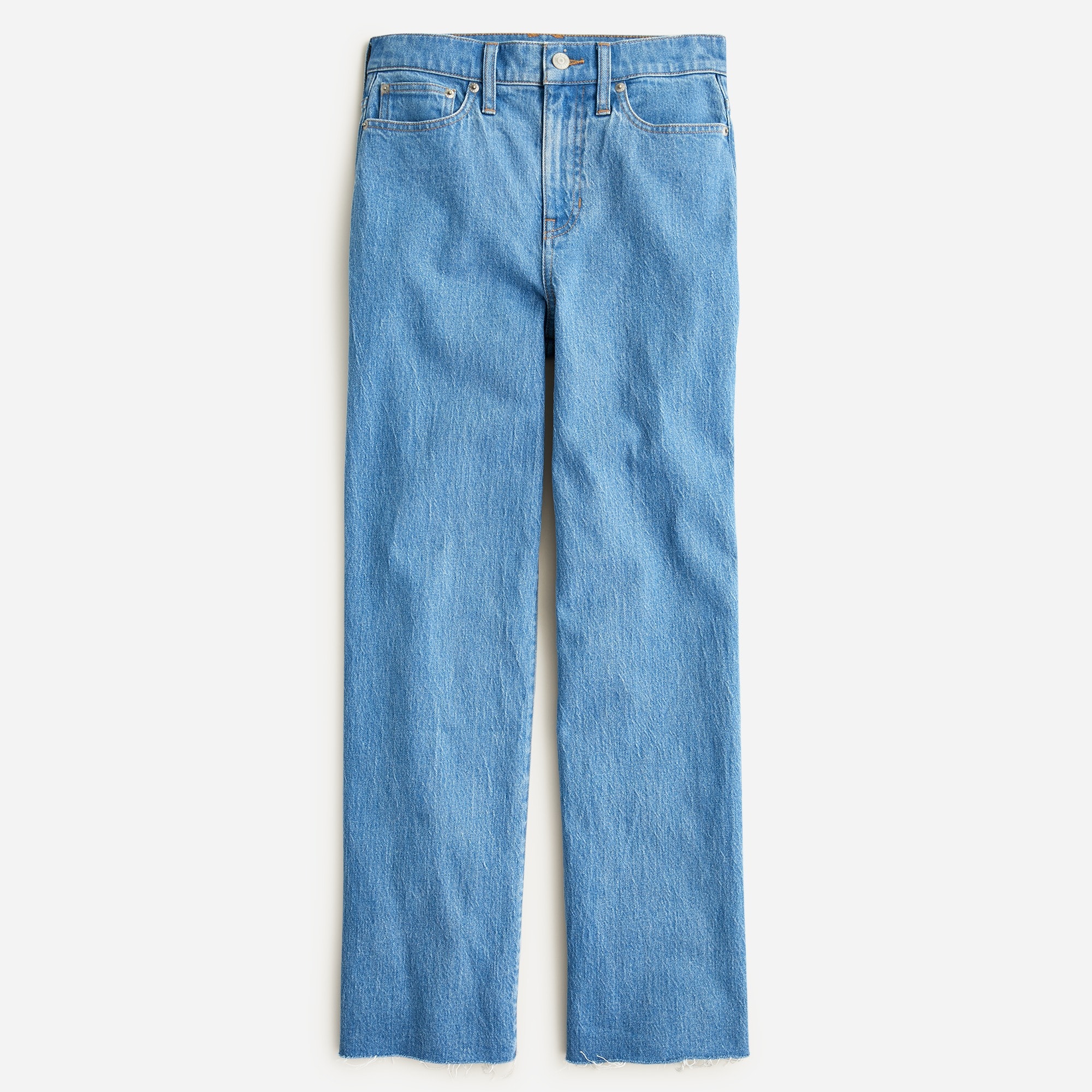 New slim wide-leg jean in Medium Indigo wash
